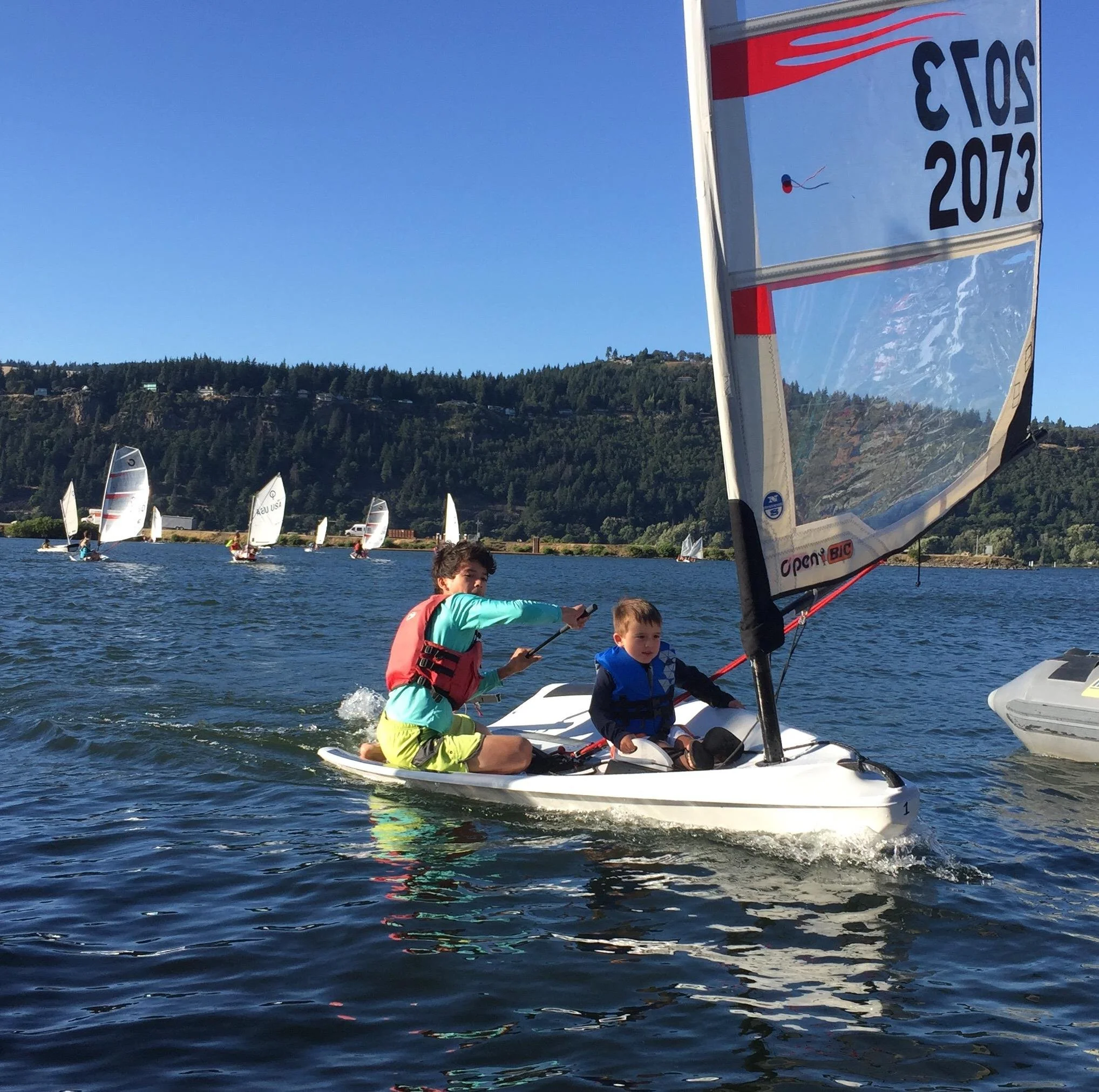 O'pen Skiff (Bic) lessons in Hood River, Oregon