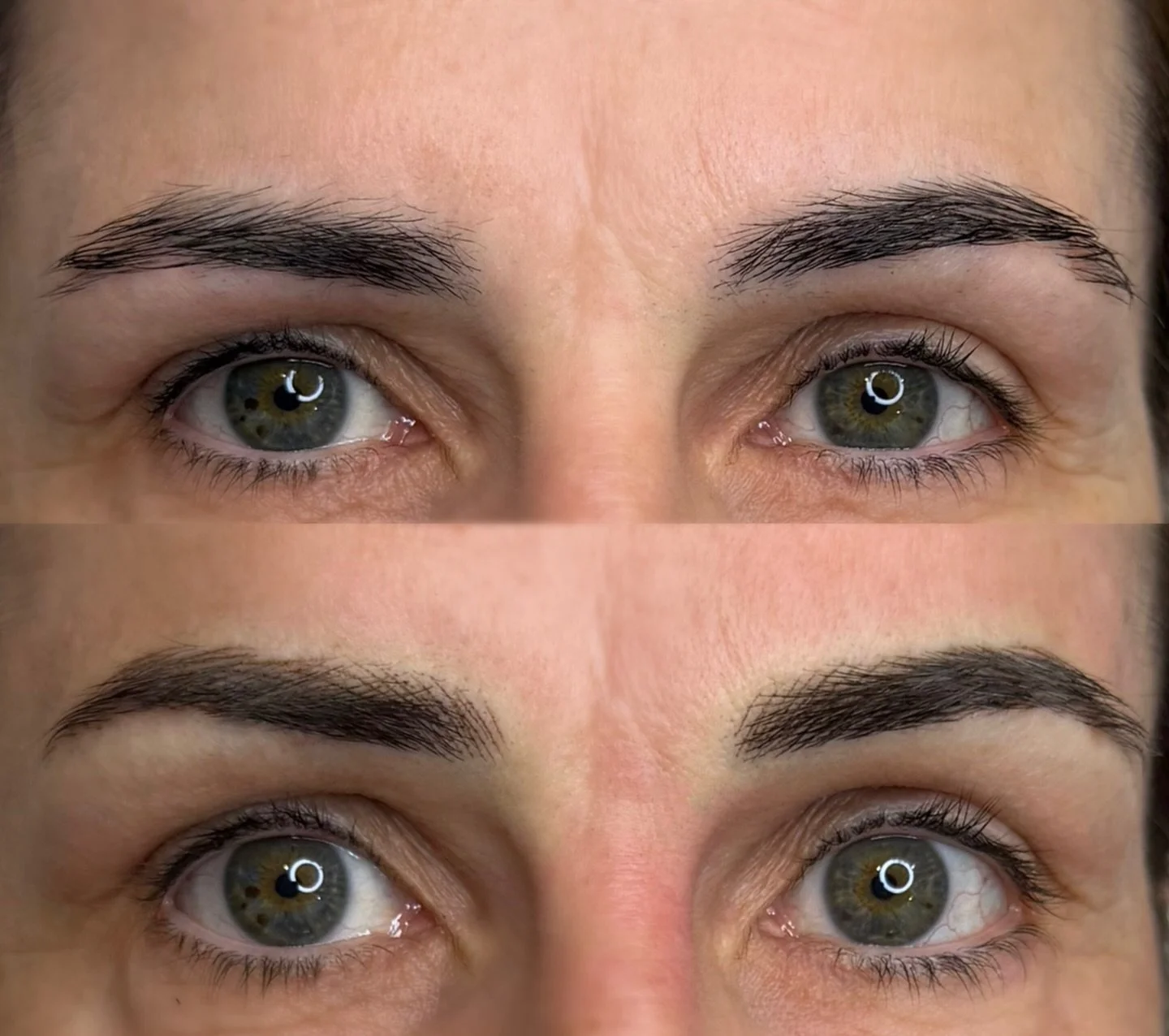 Permanent Brows for my lovely client who has waited years before finally taking the plunge for more symmetry 

🙌🏻 

Style: Hairstroke/nano 
Longevity: 1-5 years 

2 part procedure with minimal downtime. Who wants perfect brows every day? #nanobrows