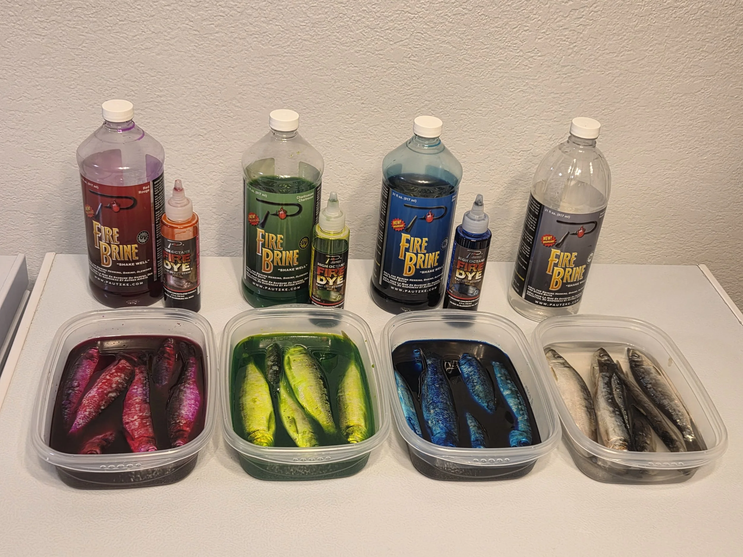 Curing Baits with                    Pautzke Fire Brine
