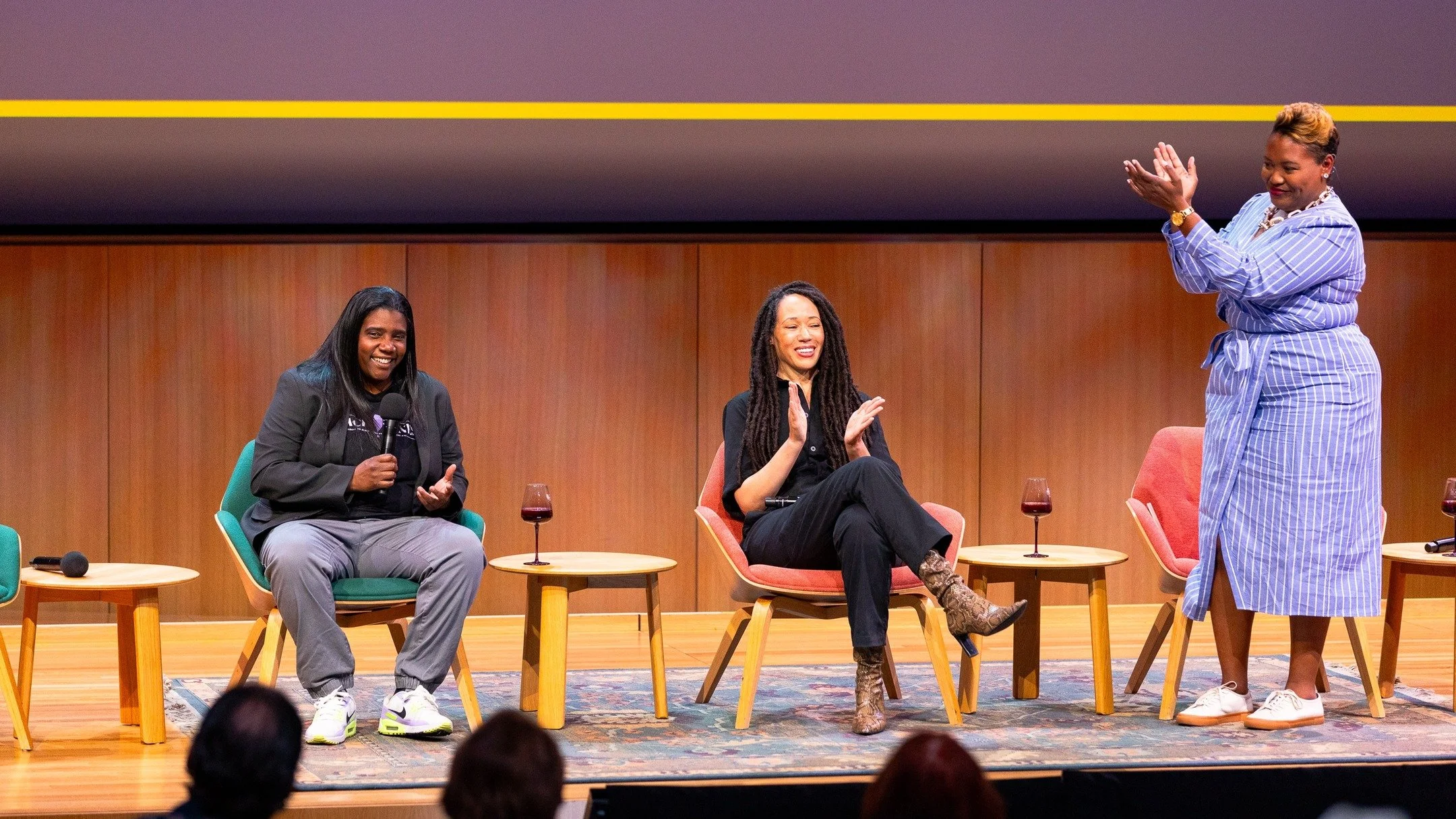 Season Two of Fresh Glass featured the @mcbridesisters and Fern Stroud, Founder of @blackvines_. Saturday, February 28th, they celebrate 15 years of Joy as a Service (JaaS). Every year, thousands of people gather to experience Black Joy. Featuring wi