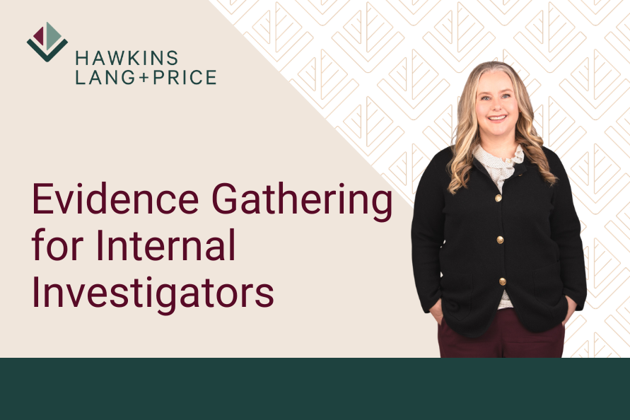 Evidence gathering for internal investigators webinar card