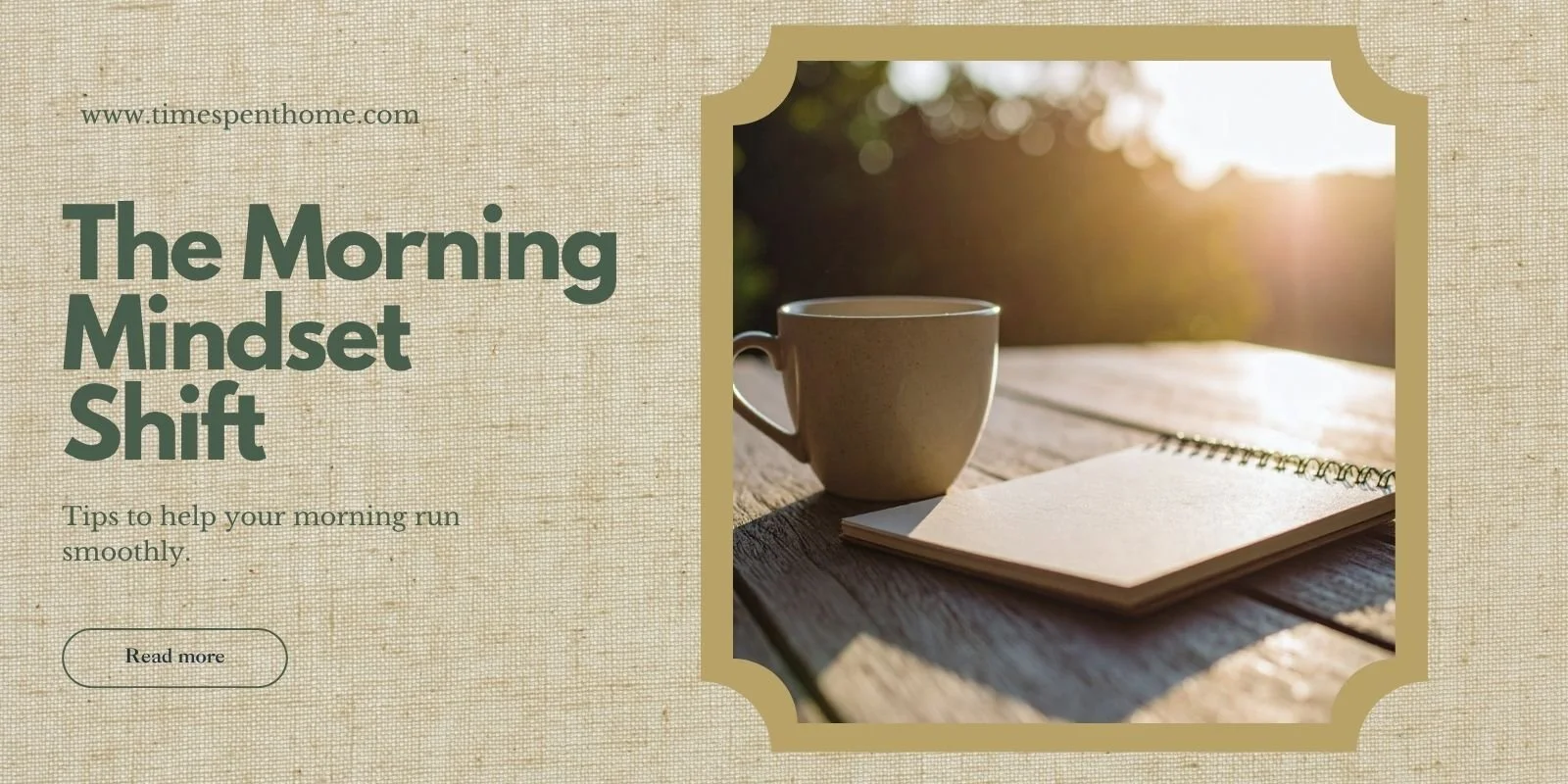 The Mindset Shift That Made My Mornings Easier