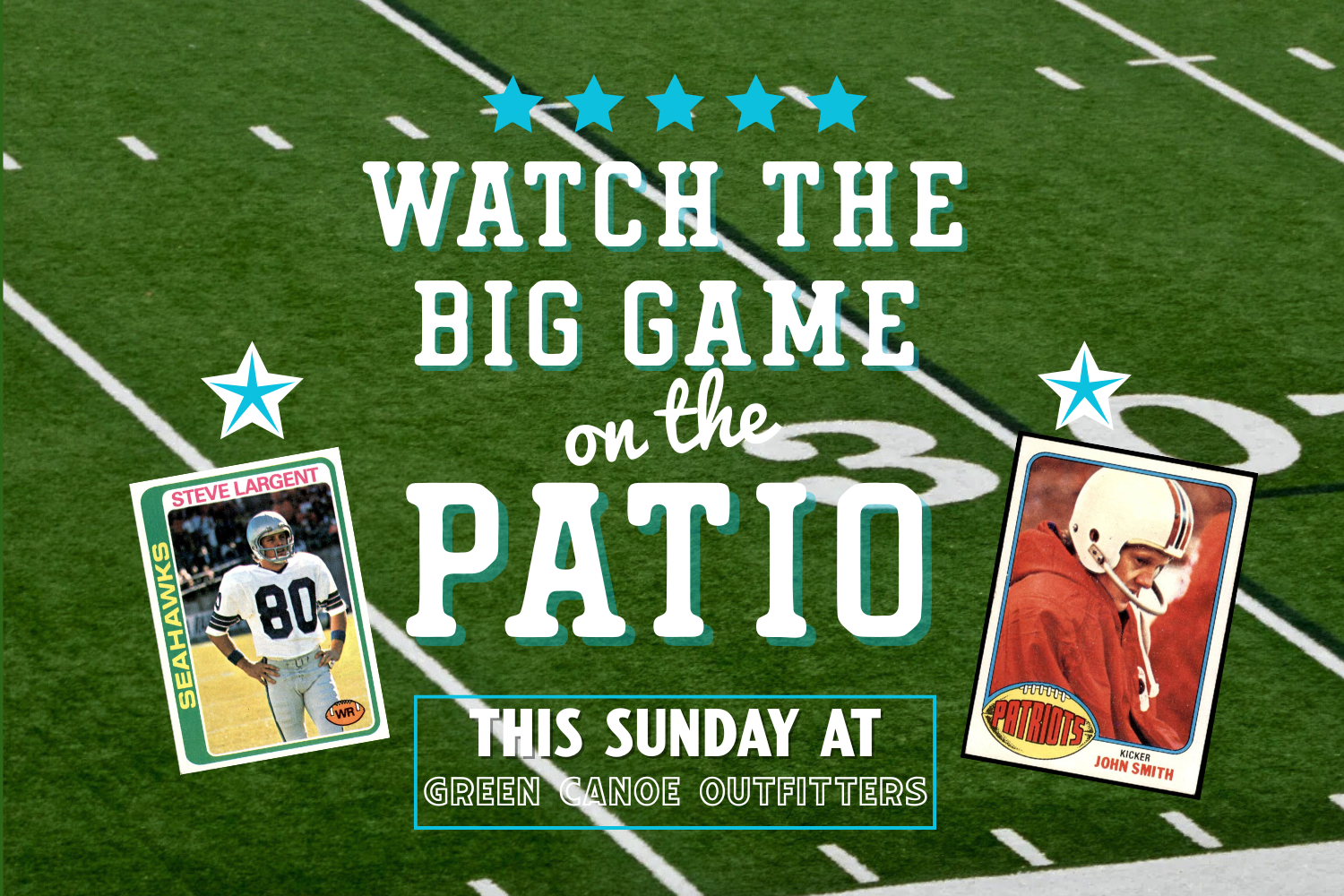 Watch the Big Game on the Patio