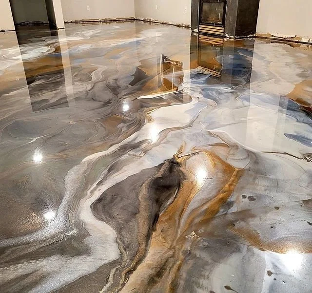 metallic epoxy flooring