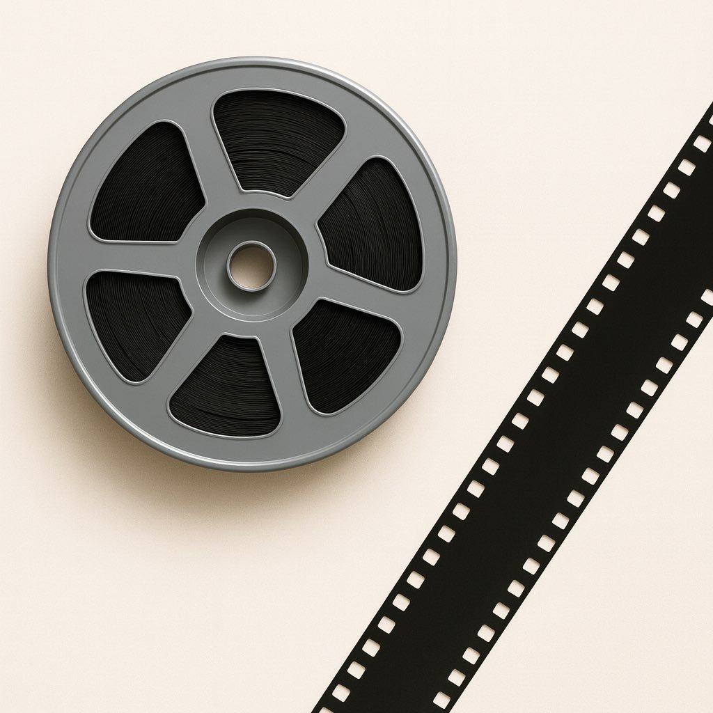 8mm and Super 8 film reels for home movie digitizing.