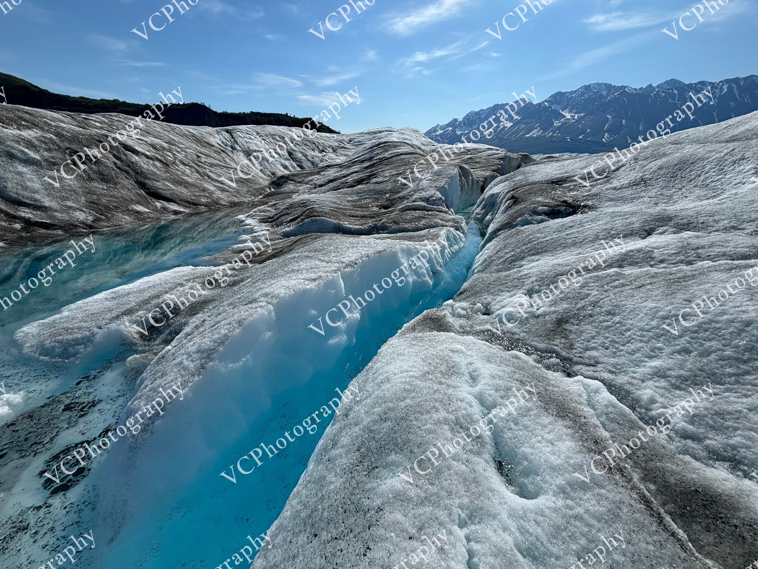 Split in the Glacier