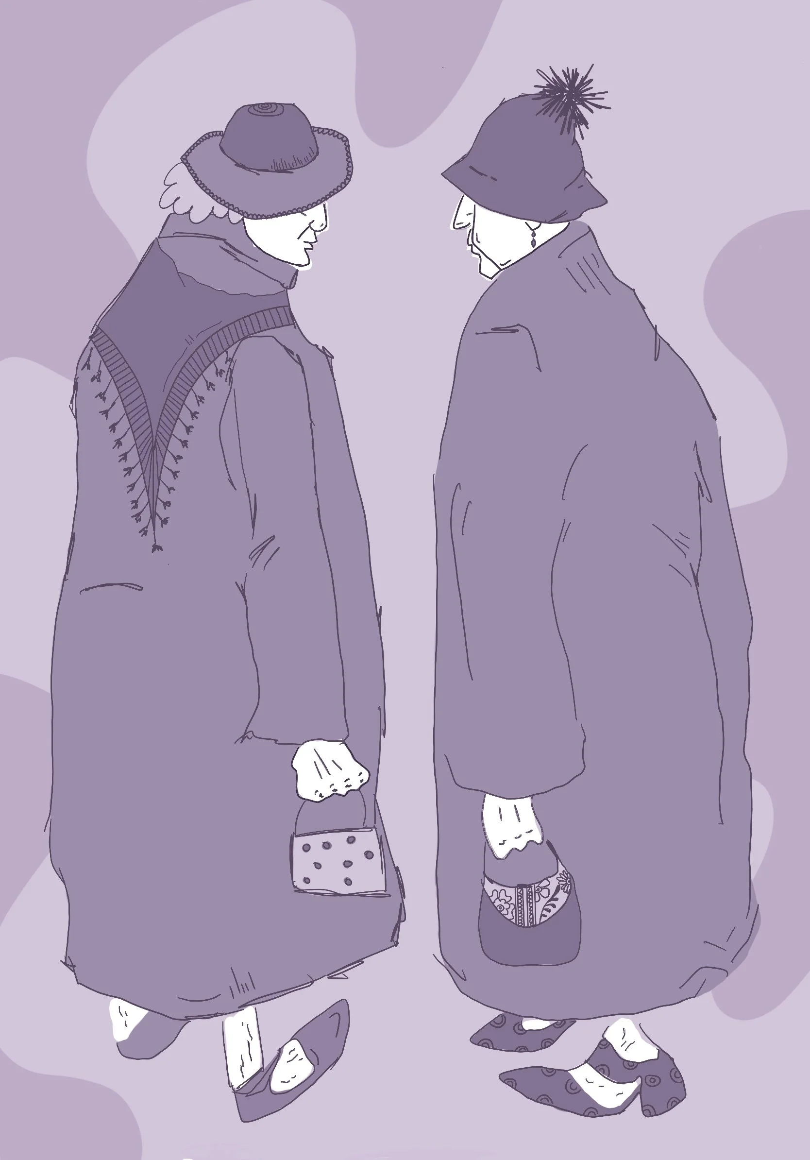 Ladies Procreate sketch