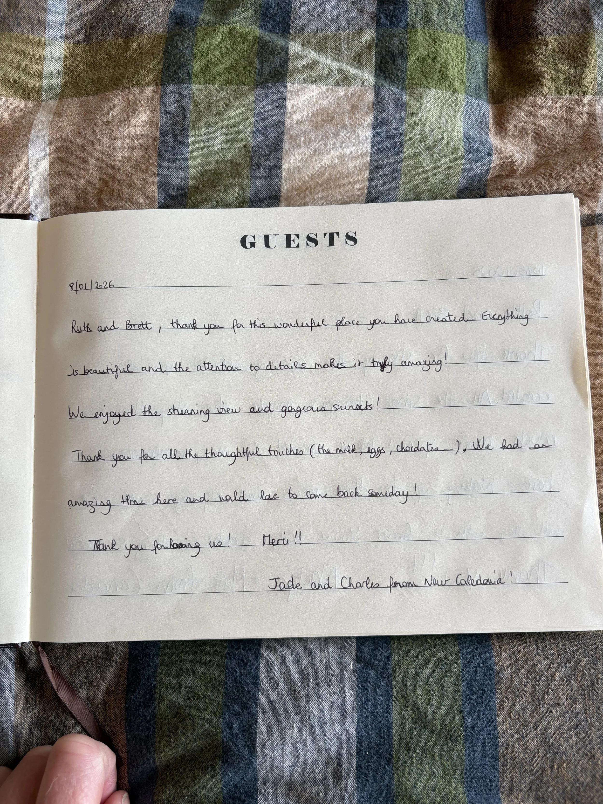 The guest book 
