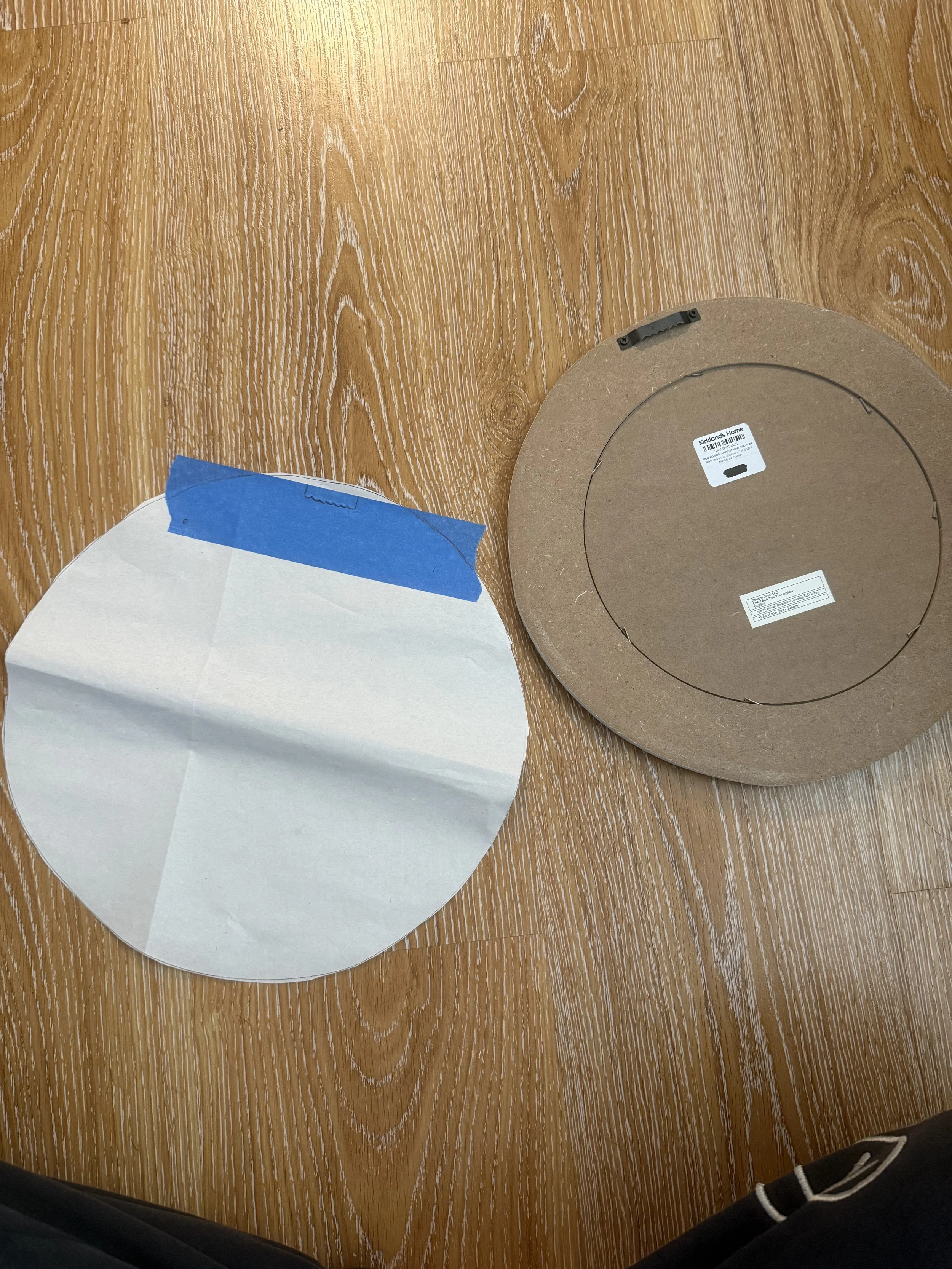 4. Transfer Tape to Template