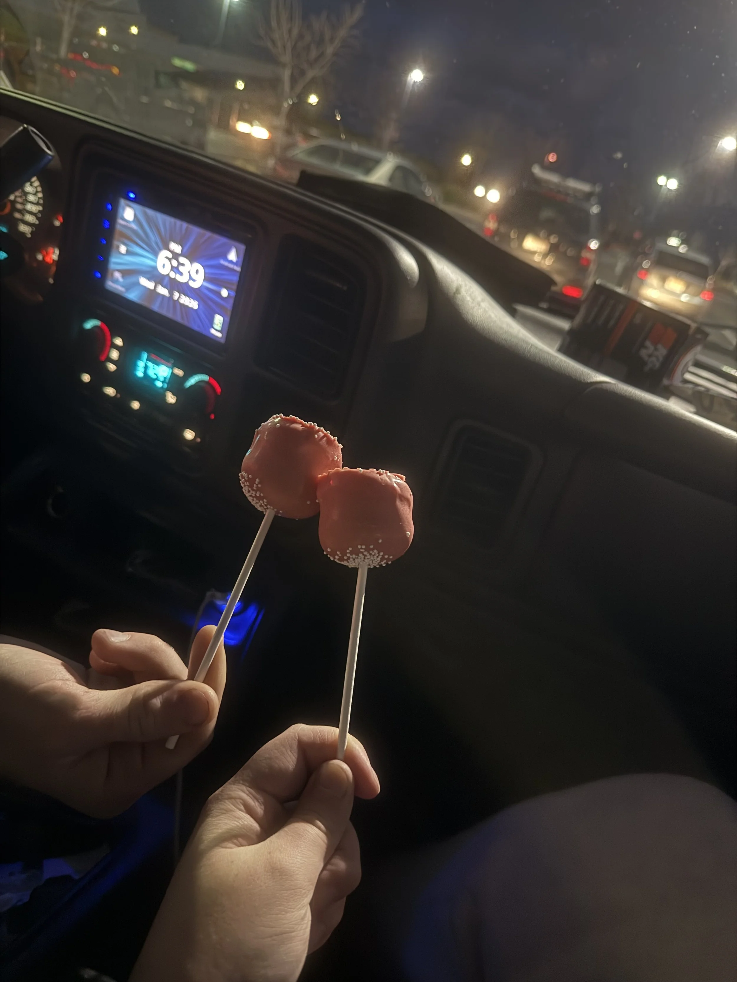 Cake Pops with Hubby