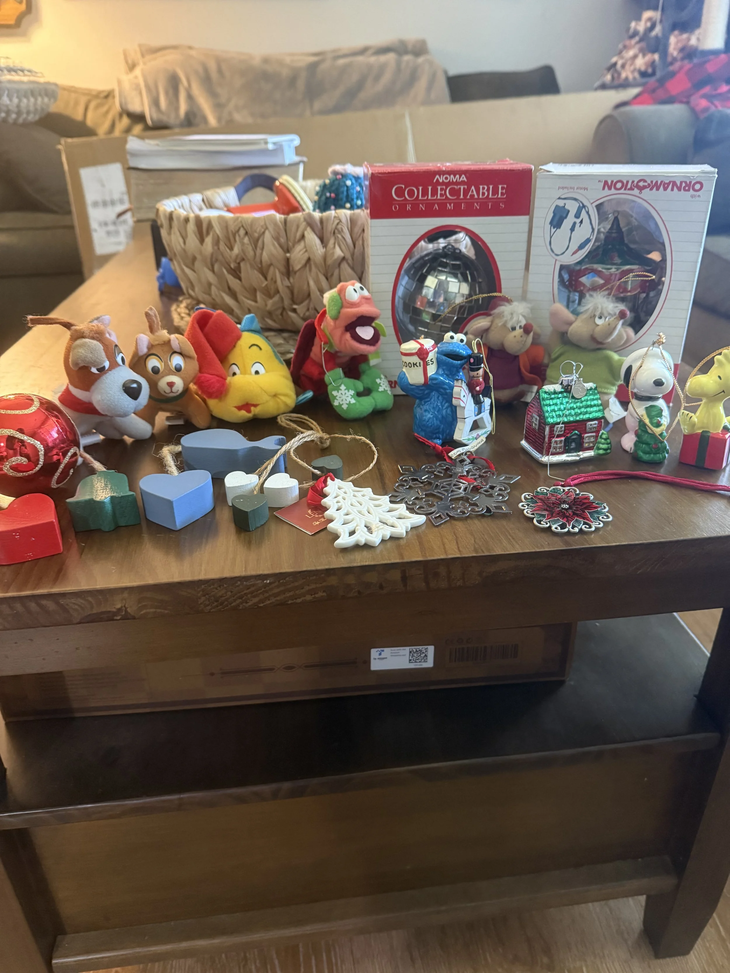 Ornaments from grandparents