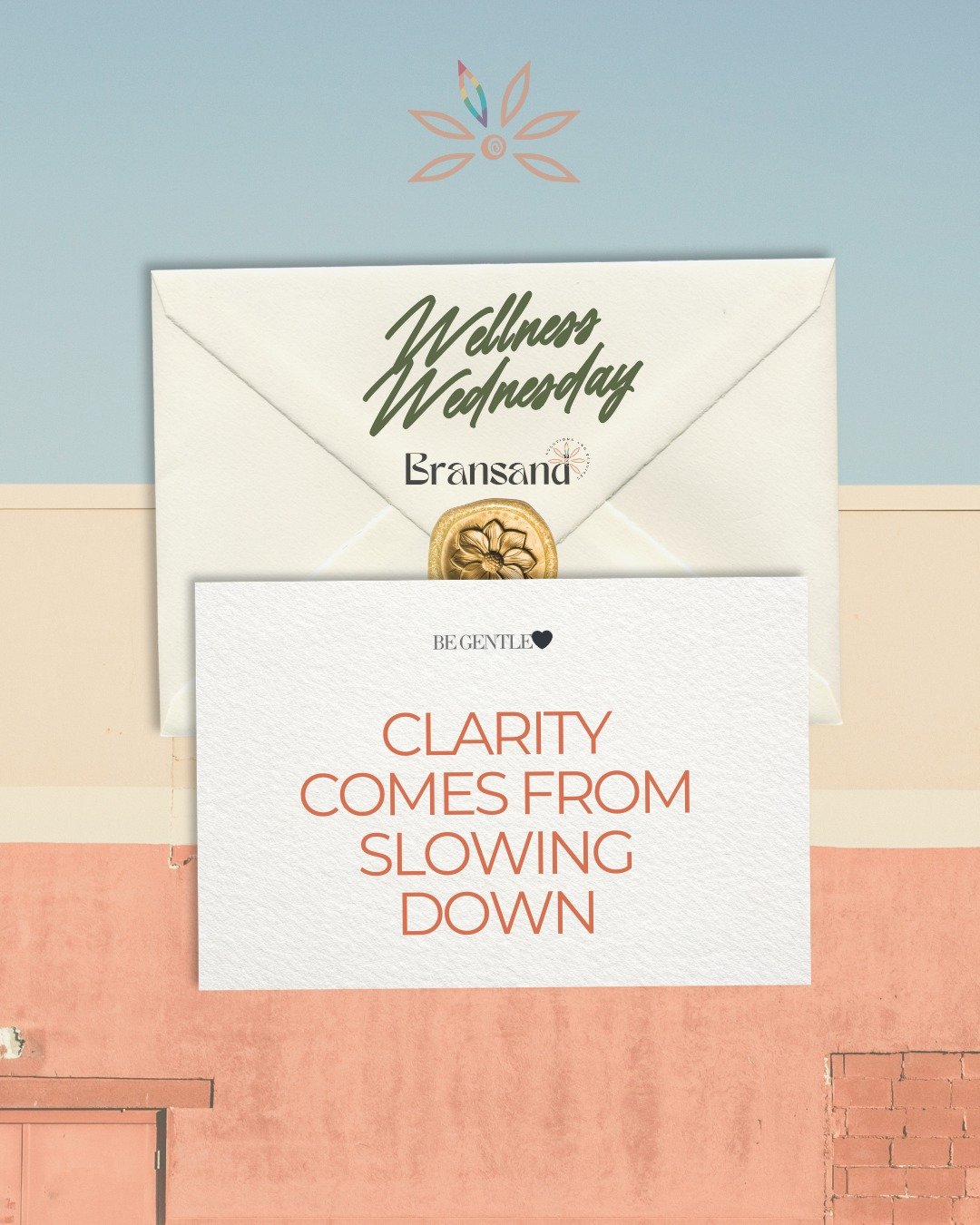 Clarity doesn&rsquo;t come from pushing harder.
It comes from creating space.

If things feel noisy, rushed, or overwhelming right now, consider this your reminder to slow down &mdash; even just a little. That pause is often where insight begins.

✨ 