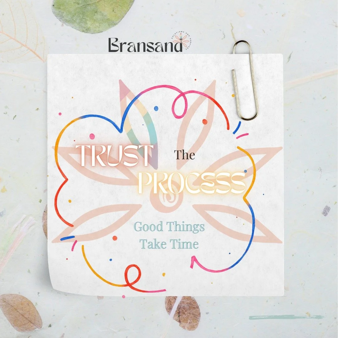 Trust the process.
Good things take time &mdash; even when progress feels slow.

Growth isn&rsquo;t always loud. Sometimes it&rsquo;s quiet consistency. 🤍

If you&rsquo;re navigating a season of transition or building something meaningful, you don&r