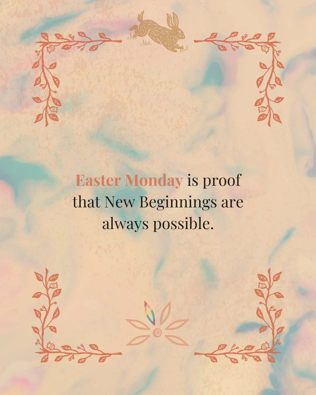 Easter Monday is a good reminder.
Sometimes things have to fall apart before they can come back stronger.
And that's not failure &mdash; that's the process.
If you've been carrying something heavy lately &mdash; burnout, confusion, the feeling that y