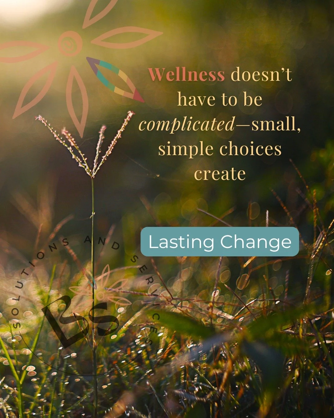 You don't need a complete life overhaul.
You need one better choice today.
Then another one tomorrow.
That's how it actually works. 💛

What's one small thing you're choosing for yourself this Wednesday?

🔗 Ready to build habits that actually stick?