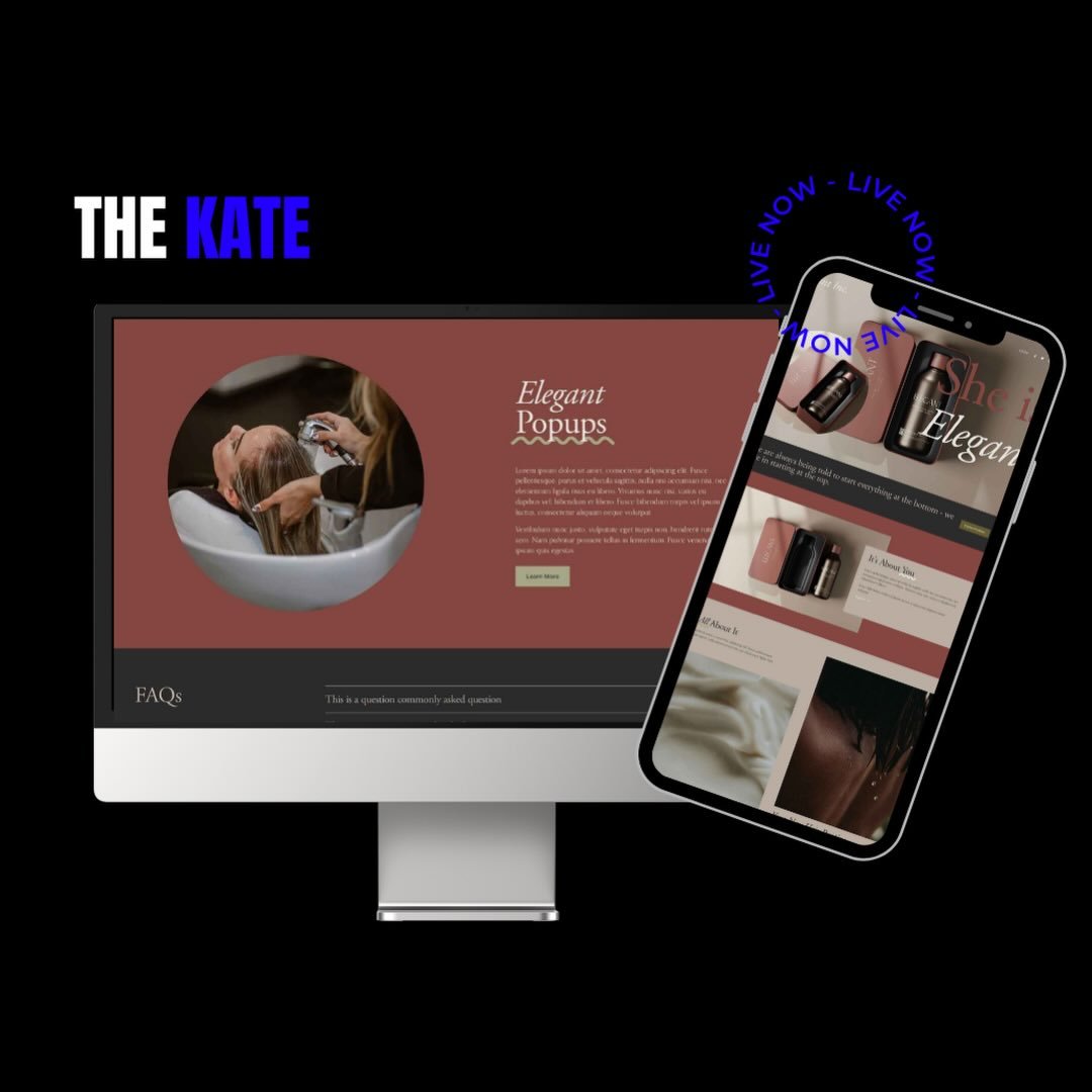 The Kate 🍷🌱🫧🕯️

For the whimsies. Newly launched! 

#ukwebdesign #scottishcreatives #femaleled #affordableluxury #websitedesigner