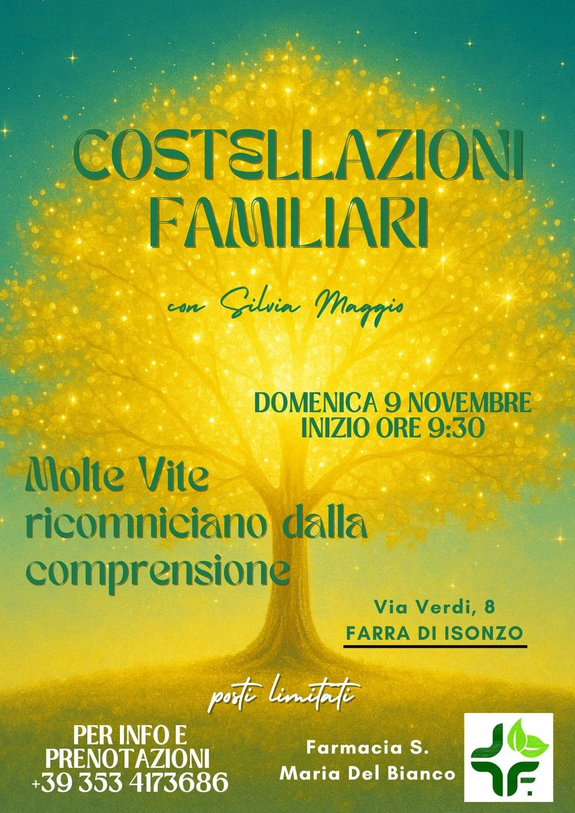 Giornata di Costellazioni Familiari – Domenica 9 Novembre a Farra d’Isonzo (GO)