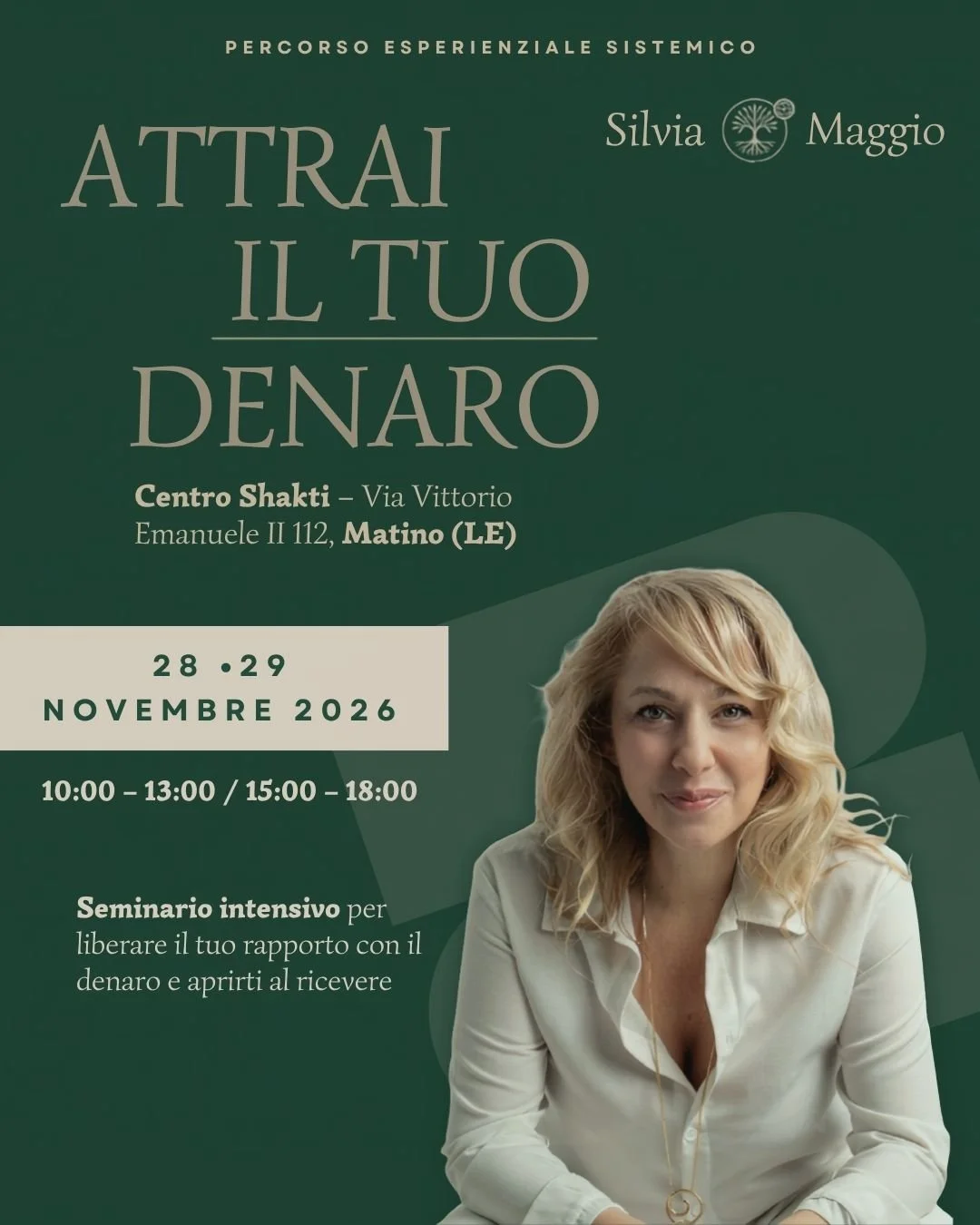 Attrai il tuo denaro - Salento