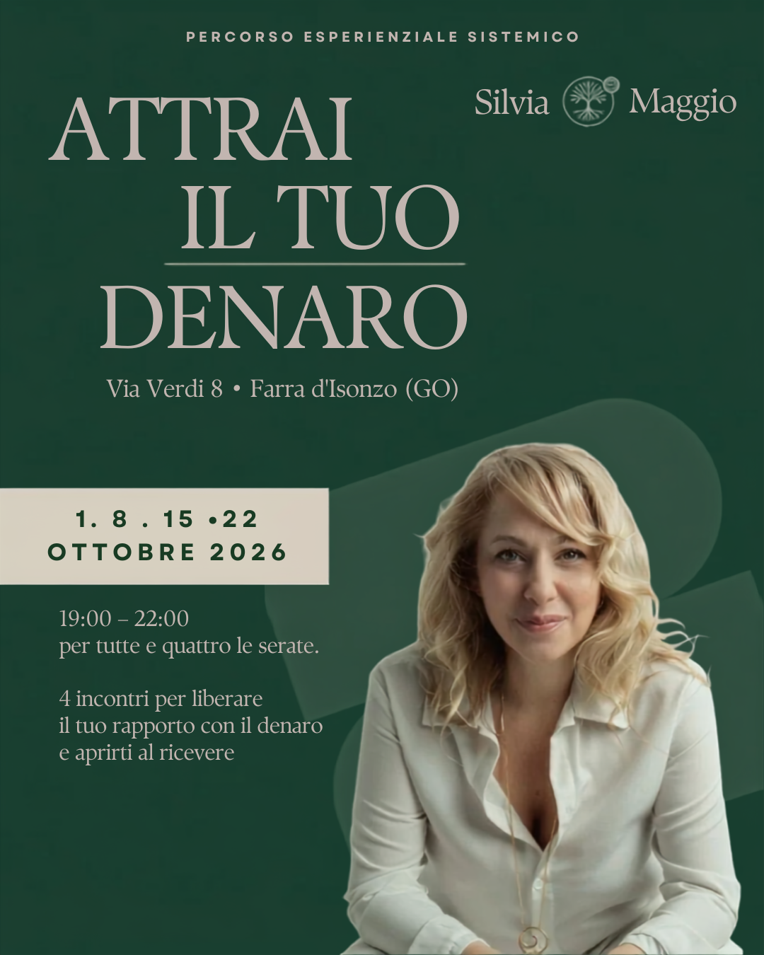 Attrai il tuo denaro – Percorso esperienziale e sistemico