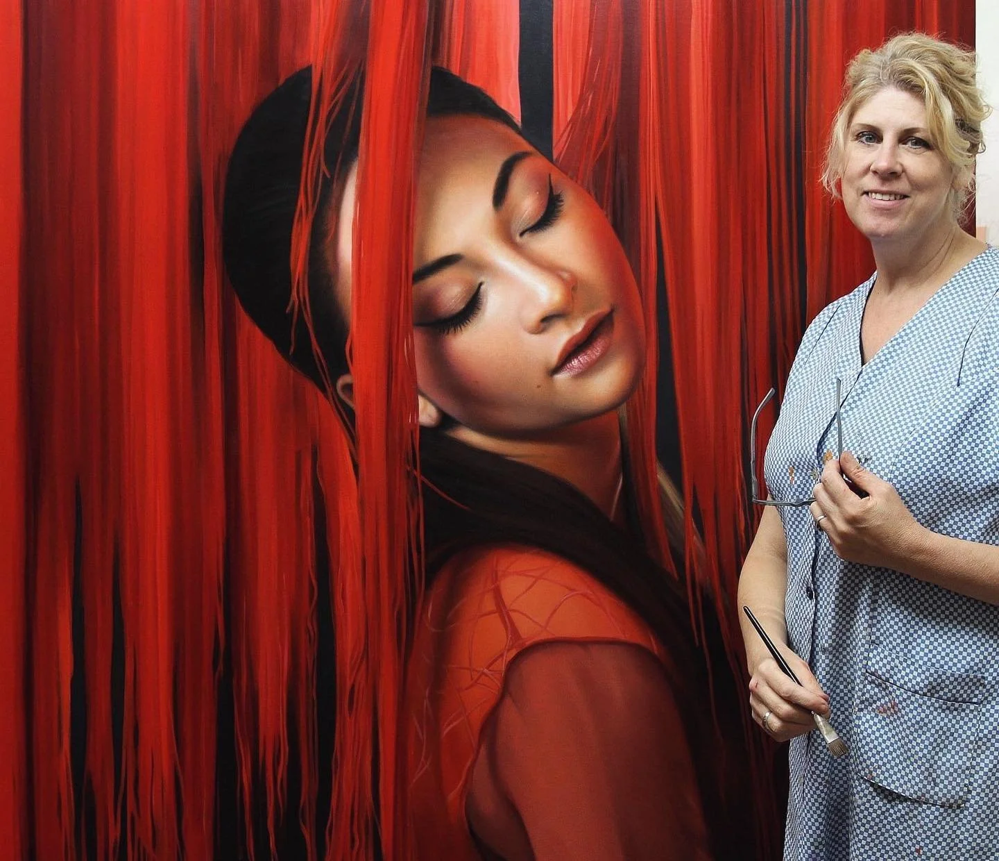 Artist Christiane Vleugels