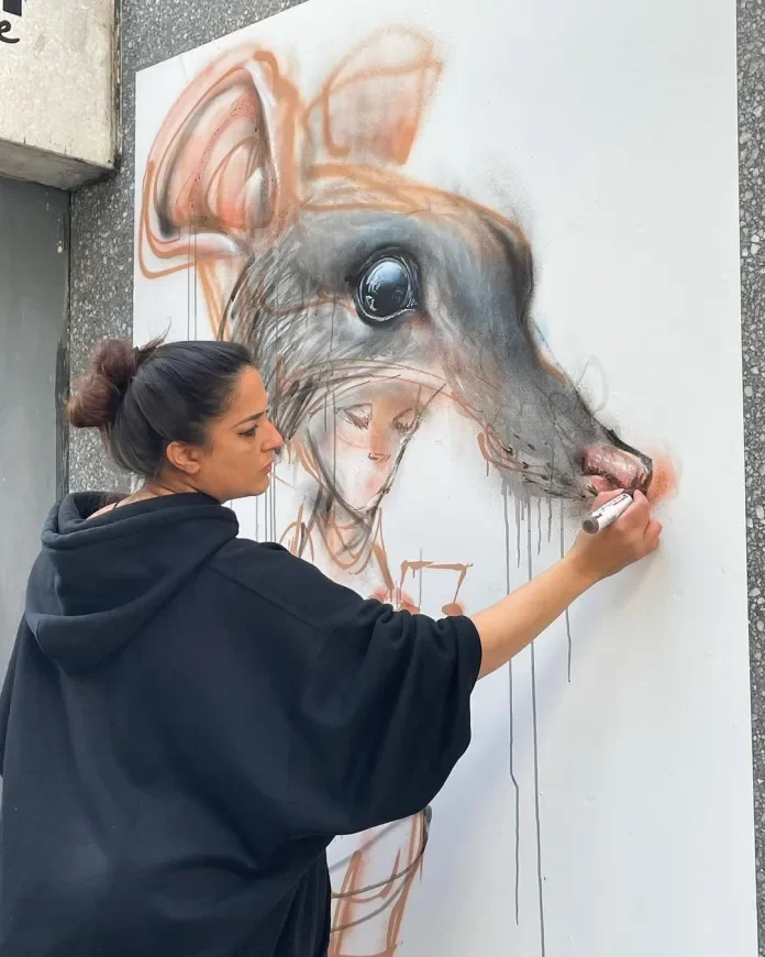 Artist HERA of herakut