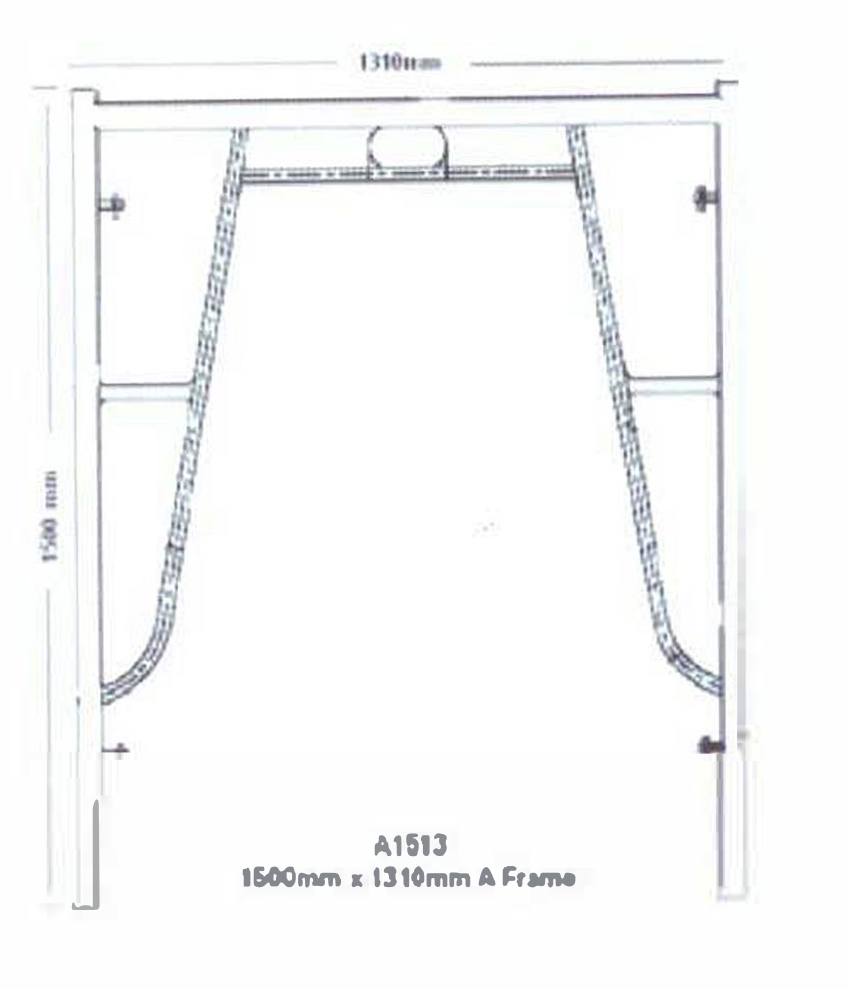 1494 X 1312 - STANDARD A FRAME