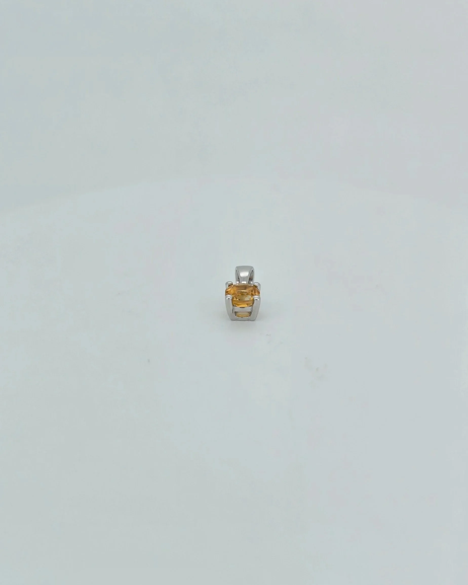 Sterling Silver Citrine Pendant