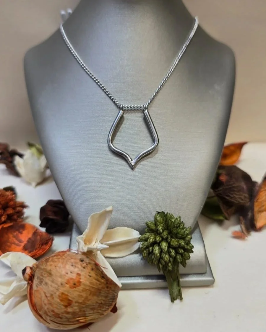 Sterling Silver Ring Keeper Pendant Necklace