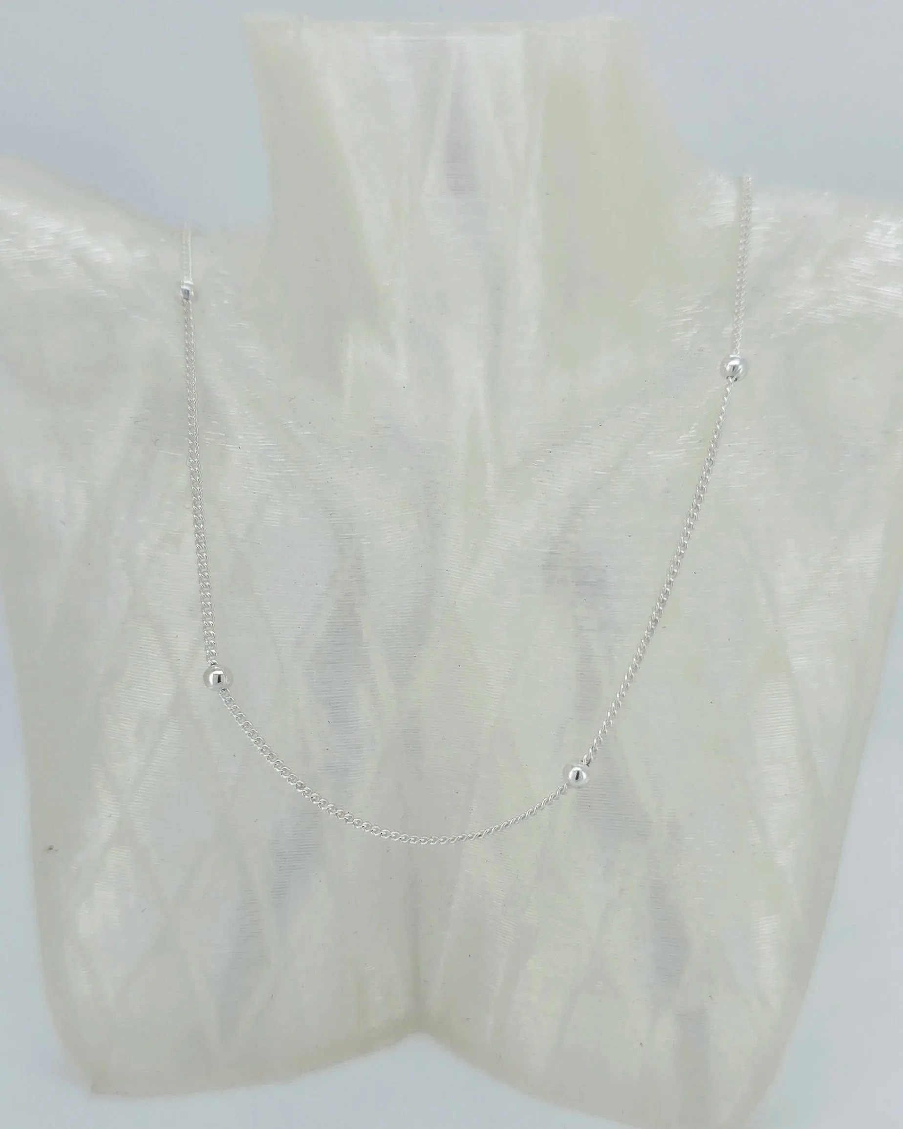Sterling Silver Ball Necklace