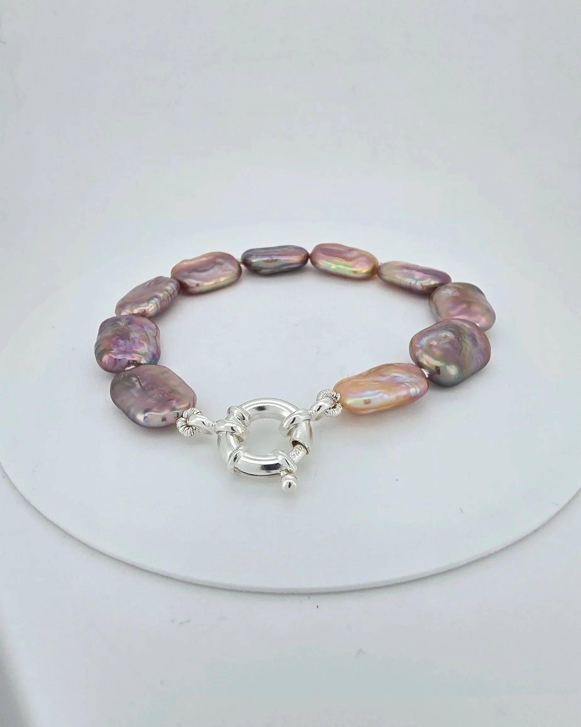Square Freshwater Pearl Bracelet