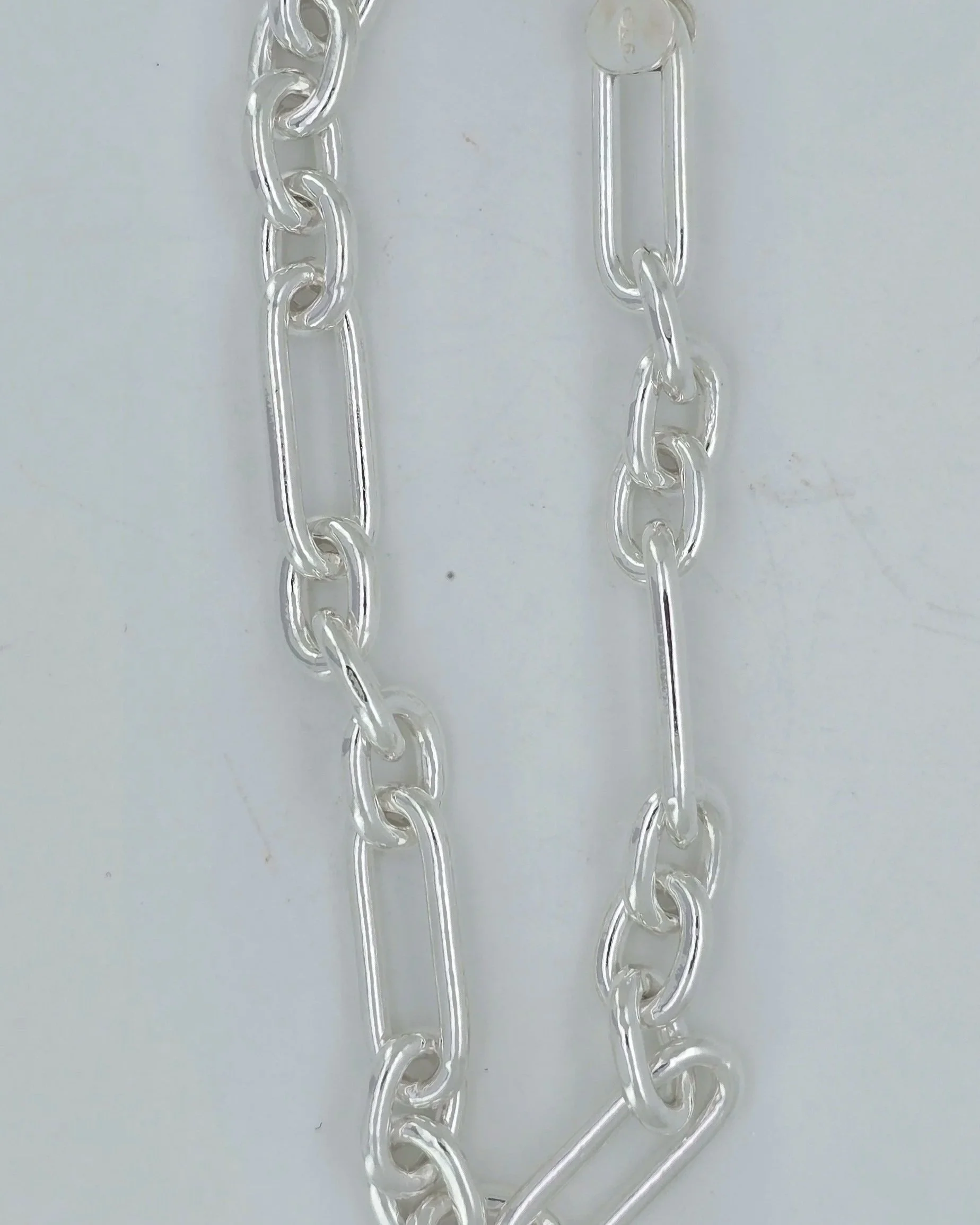 Sterling Silver Figaro Paperclip Bracelet