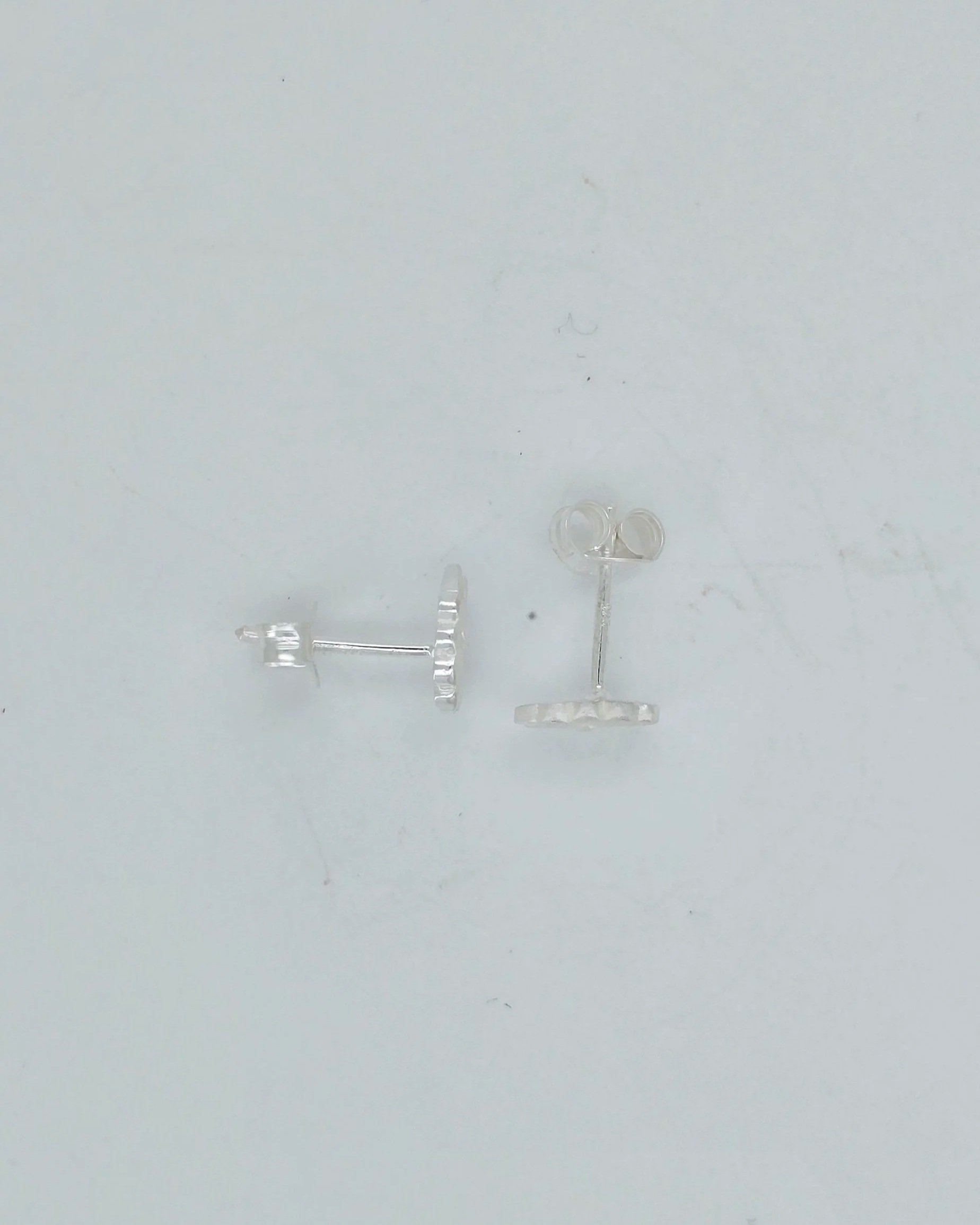 Sterling Silver Matt Finish Sheep Stud Earrings