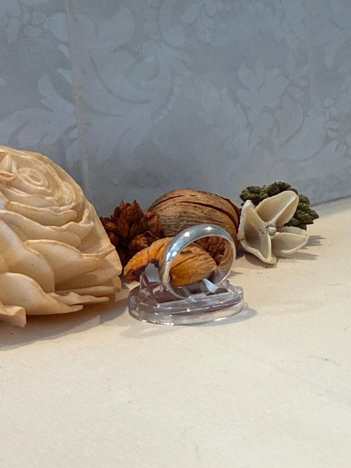 Sterling Silver 4mm Half Round Band