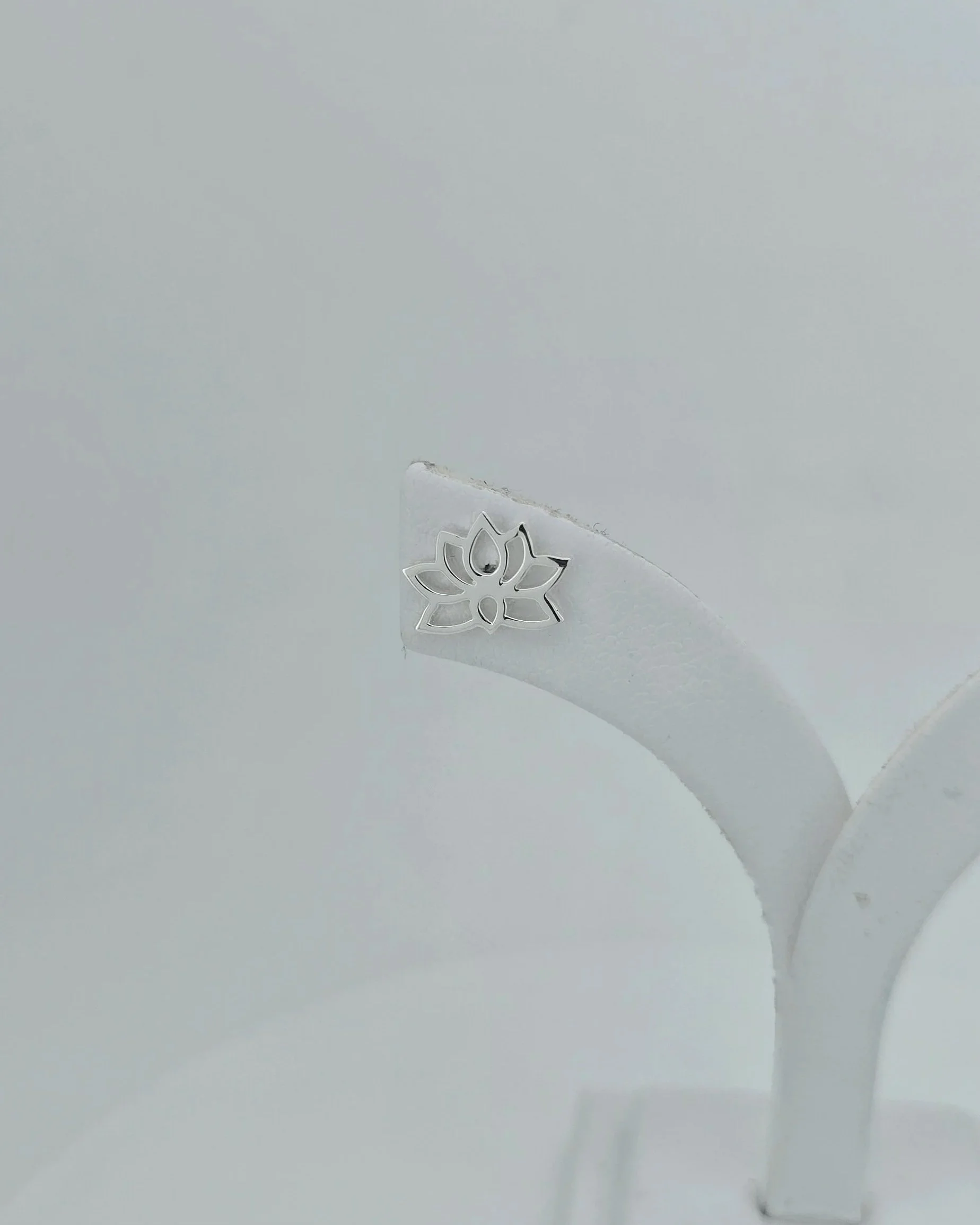 Sterling Silver Lotus Studs