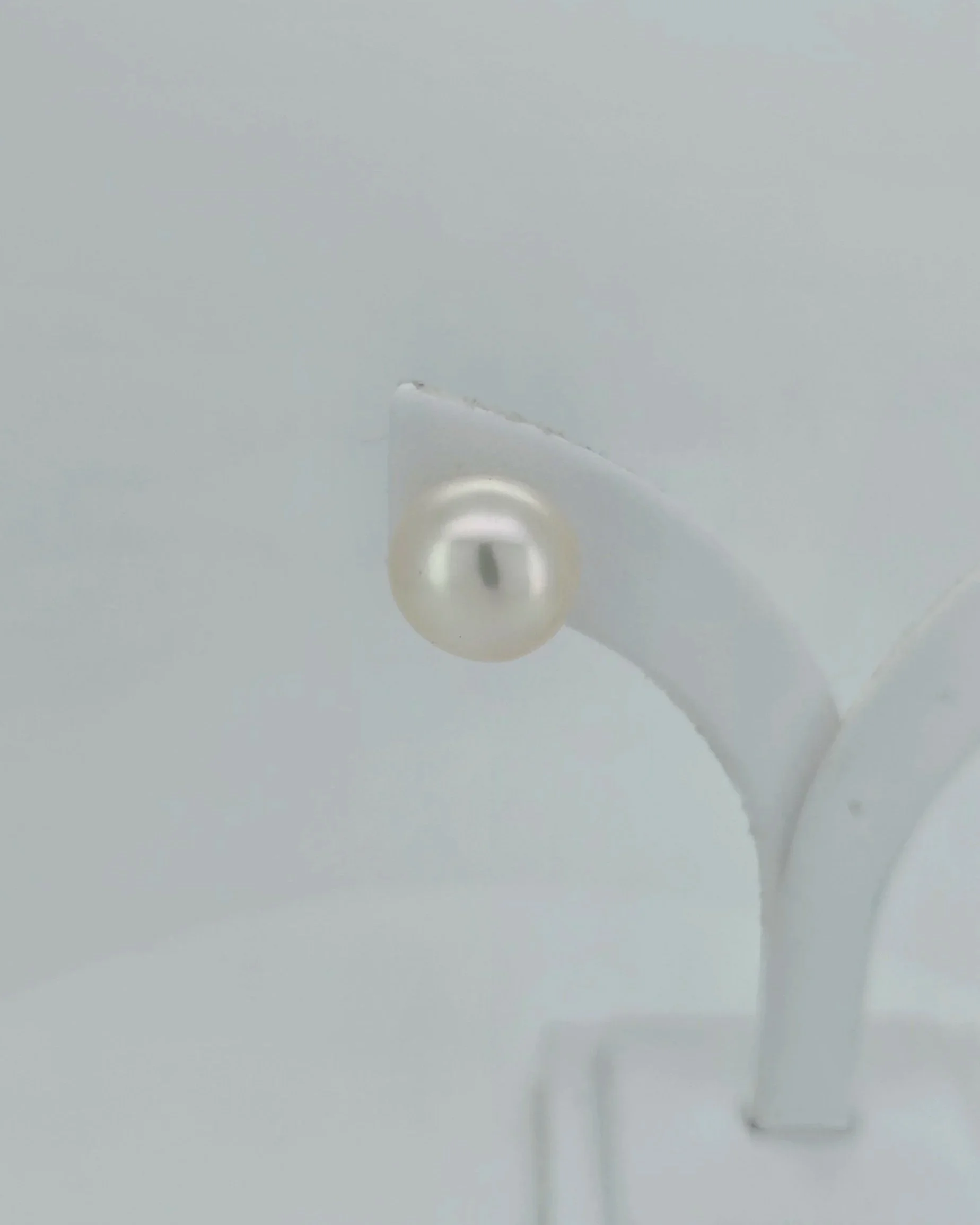 Sterling Silver Pearl Stud Earrings