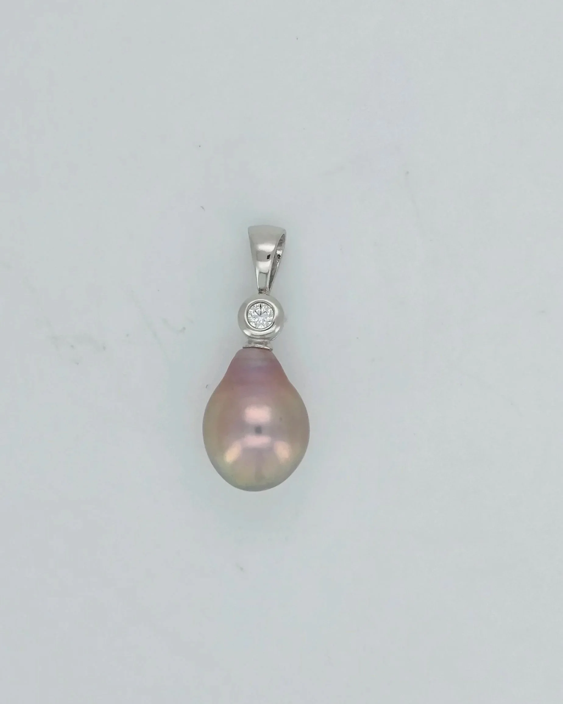 Sterling Silver Pearl Pendant