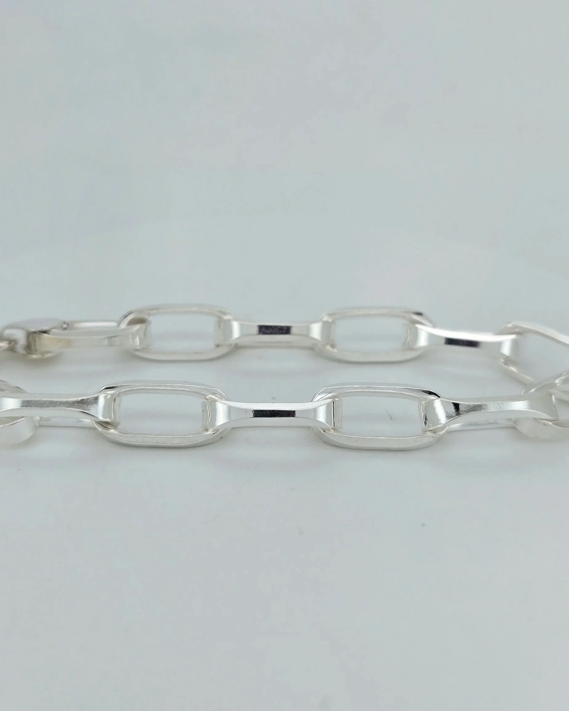 Sterling Silver Oval Link Bracelet