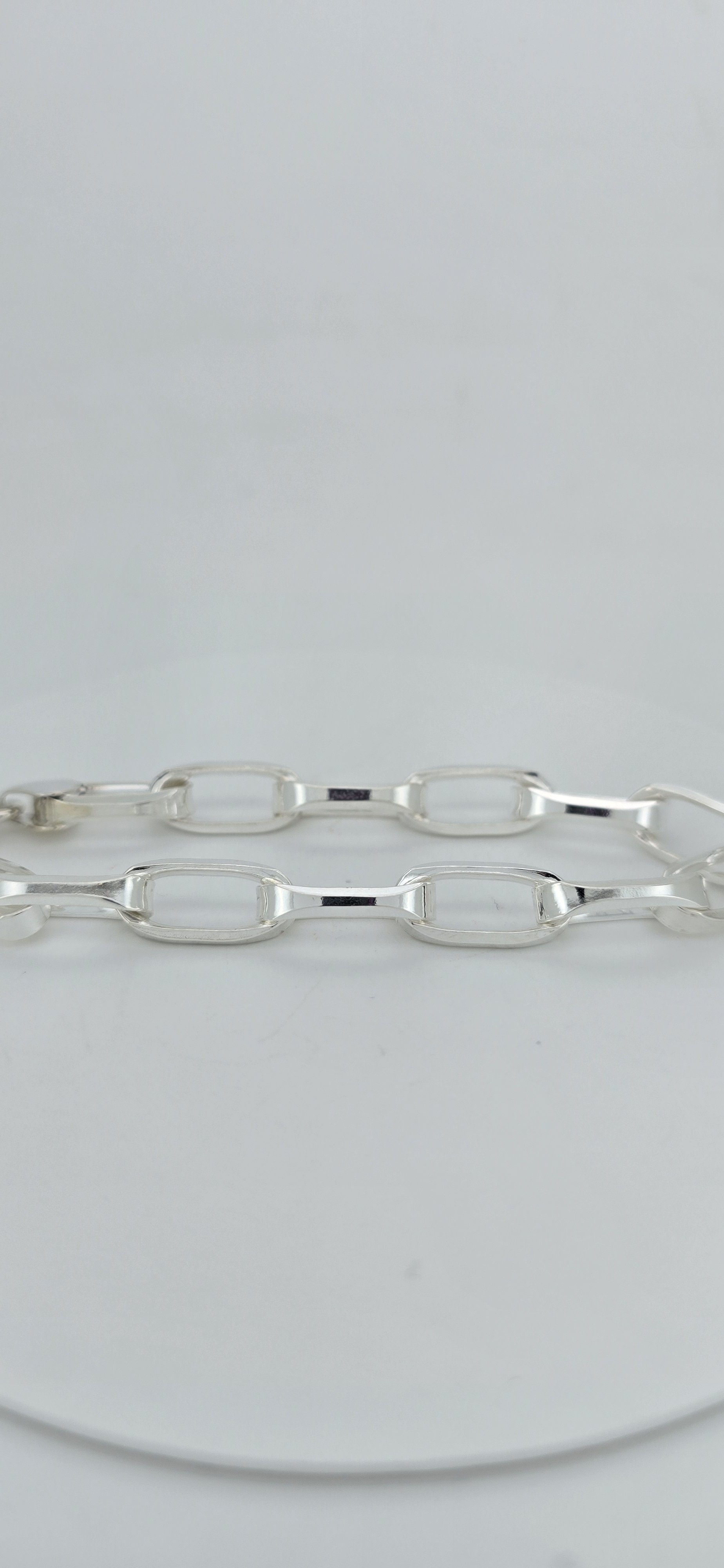 Sterling Silver Oval Link Bracelet