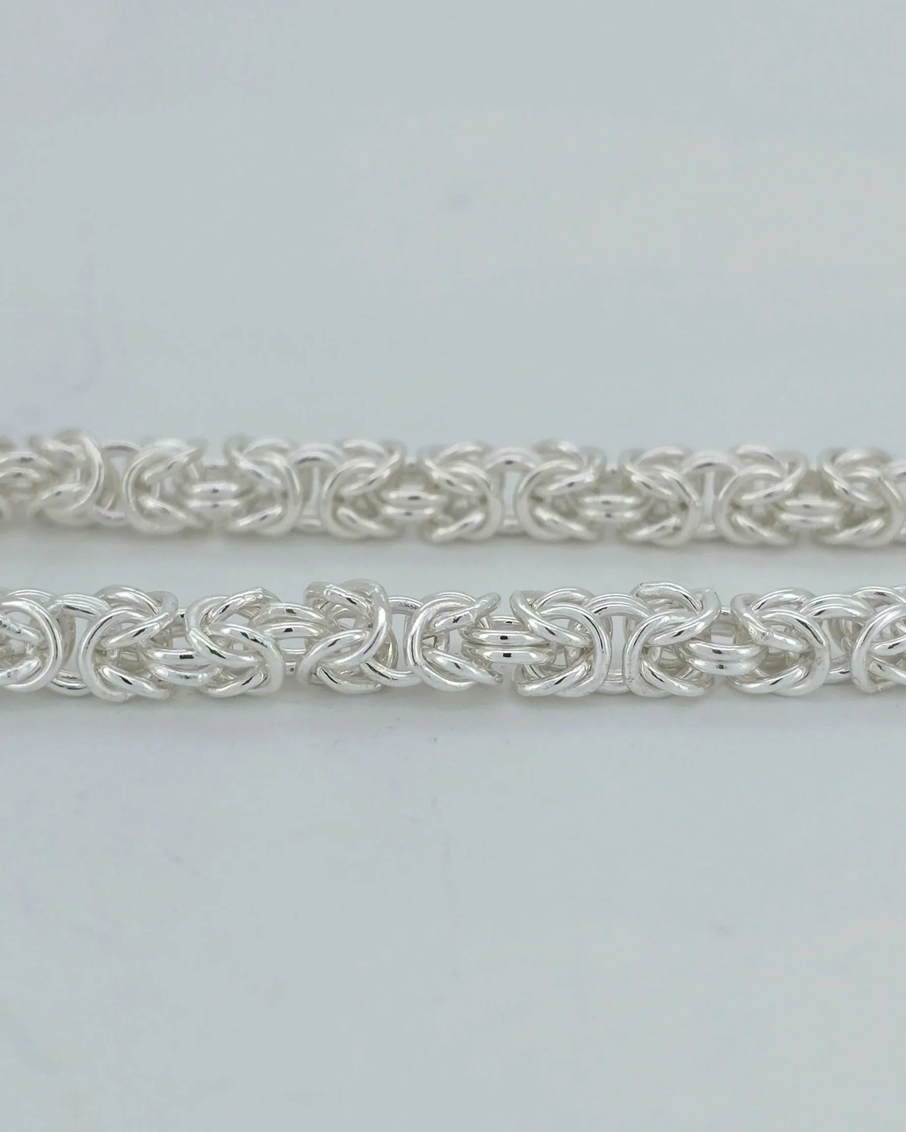 Sterling Silver Byzantine Bracelet