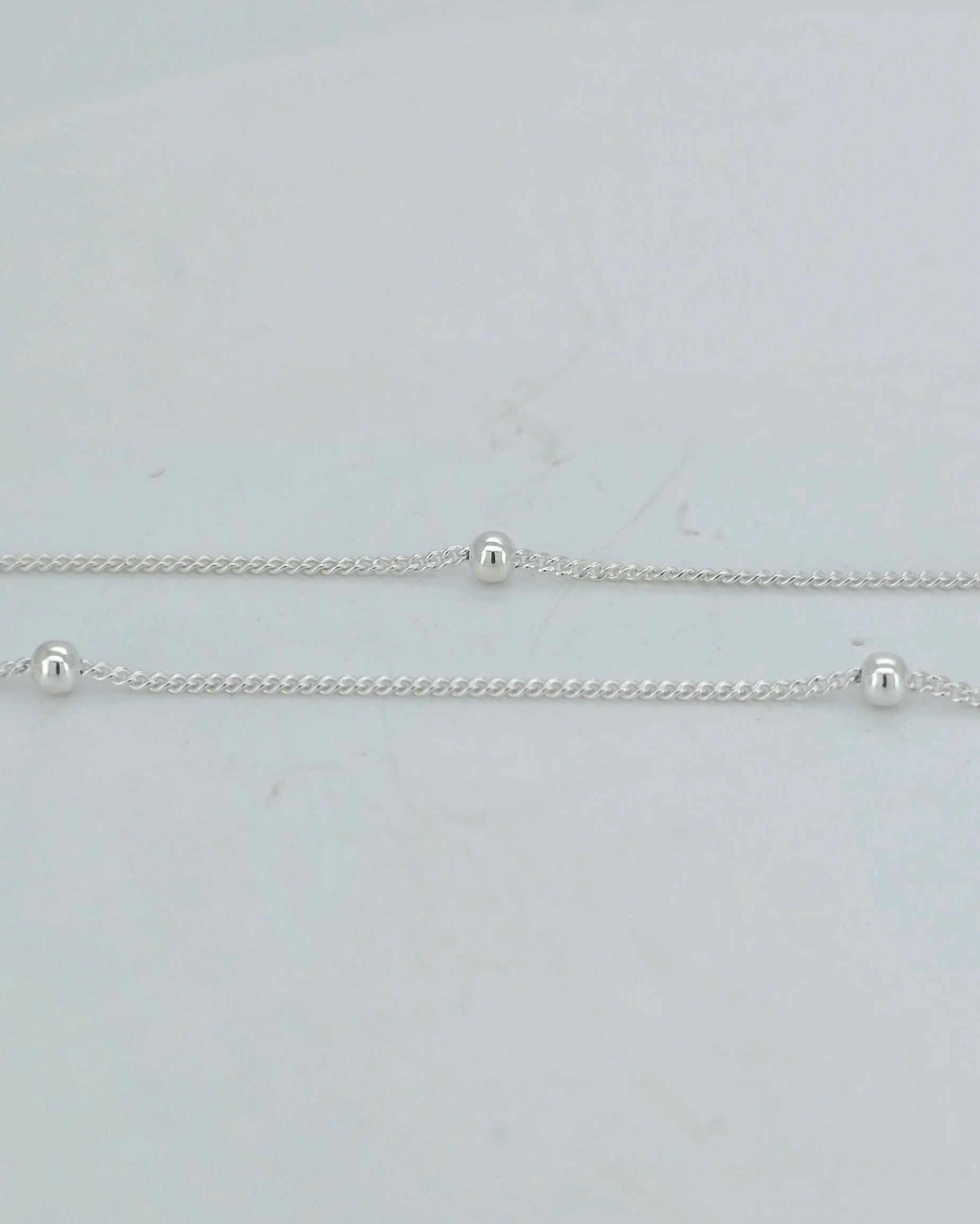 Sterling Silver Ball Necklace