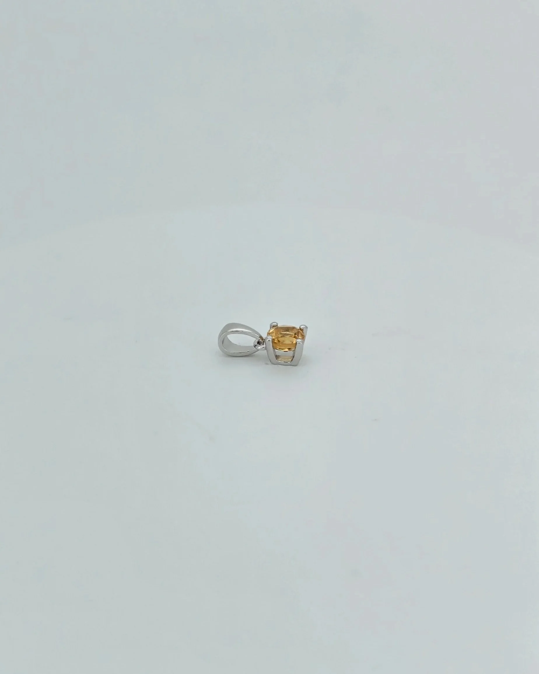 Sterling Silver Citrine Pendant