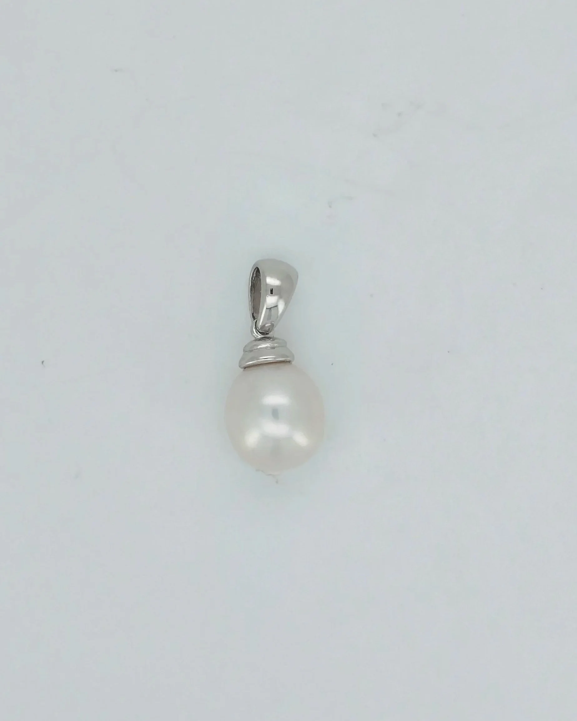 Sterling Silver Pearl Drop Pendant