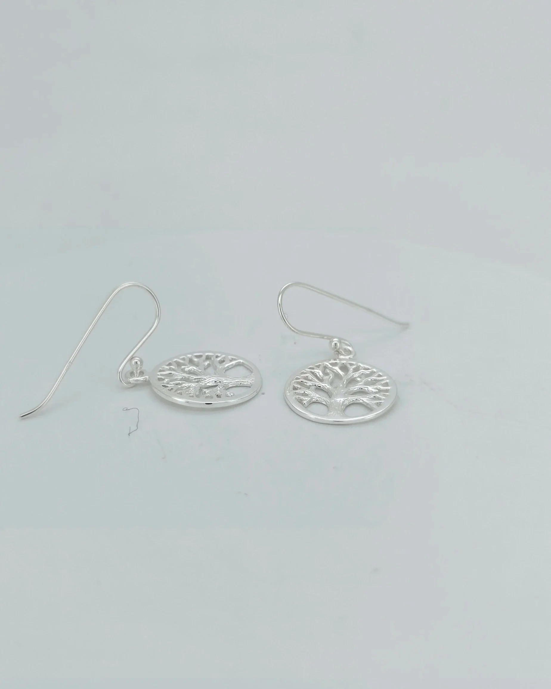Sterling Silver Tree of Life Earrings