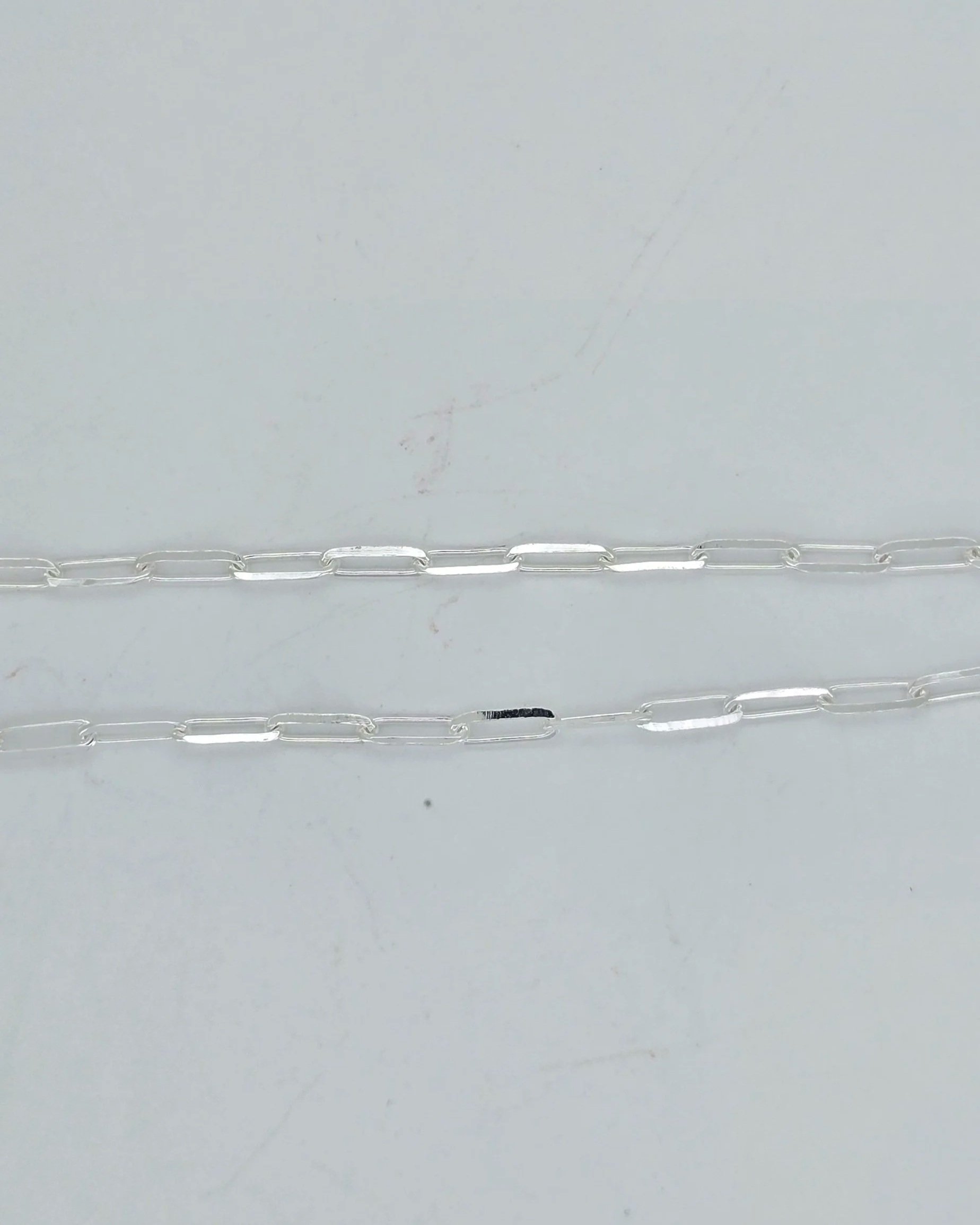 Sterling Silver Paperclip Bracelet