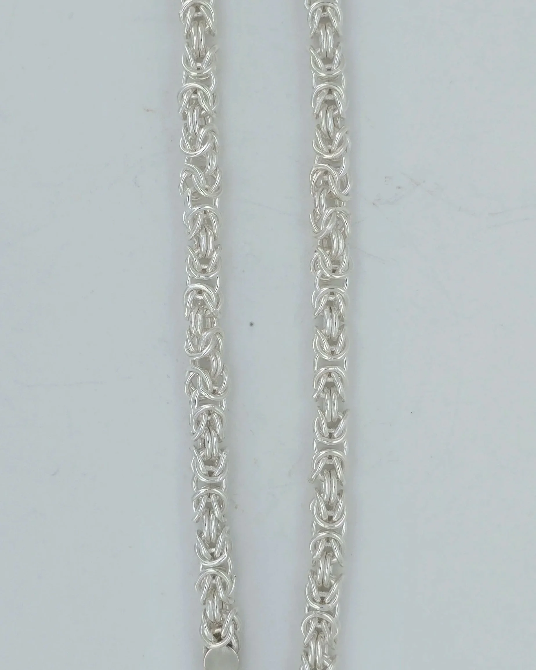 Sterling Silver Byzantine Bracelet