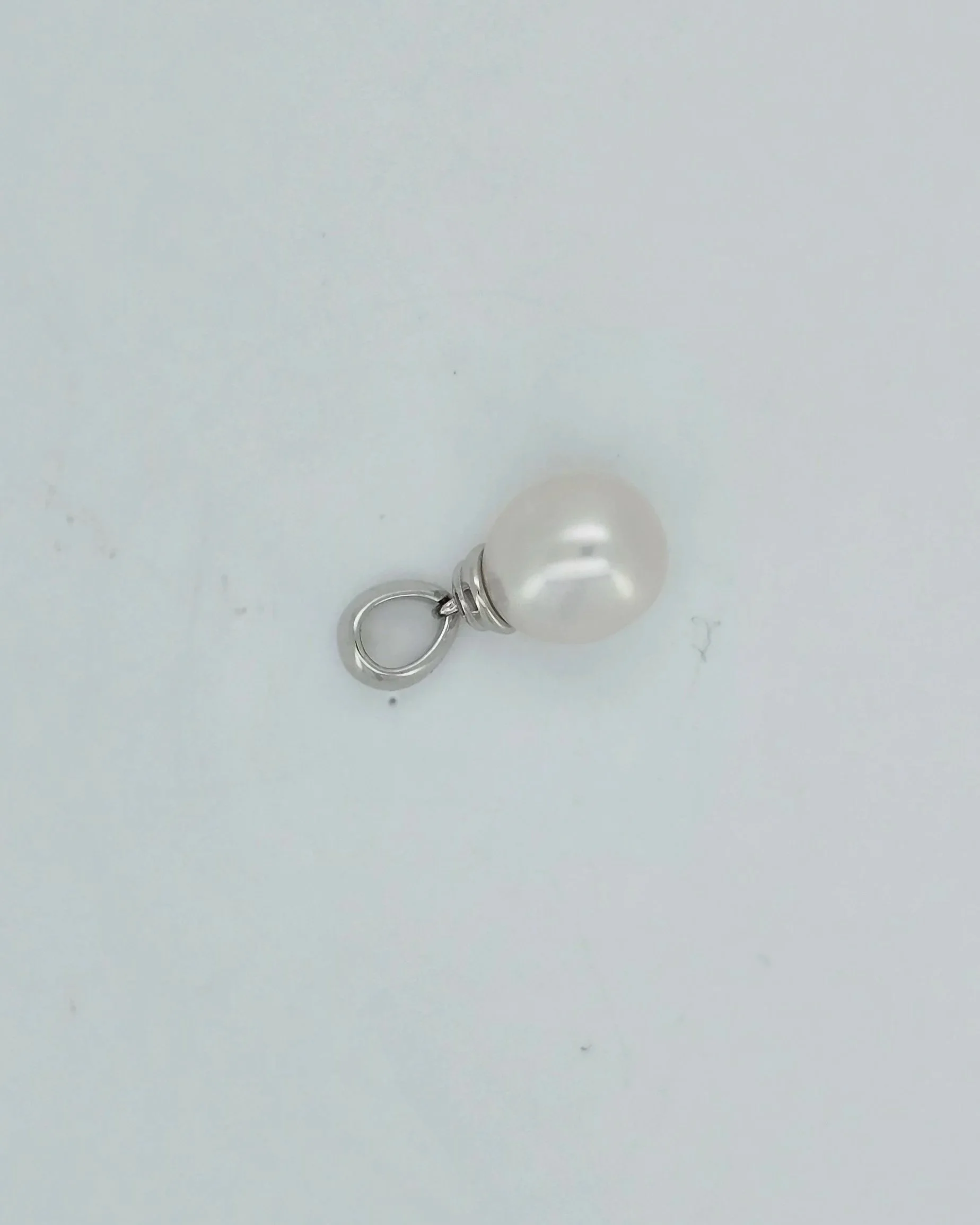 Sterling Silver Pearl Drop Pendant