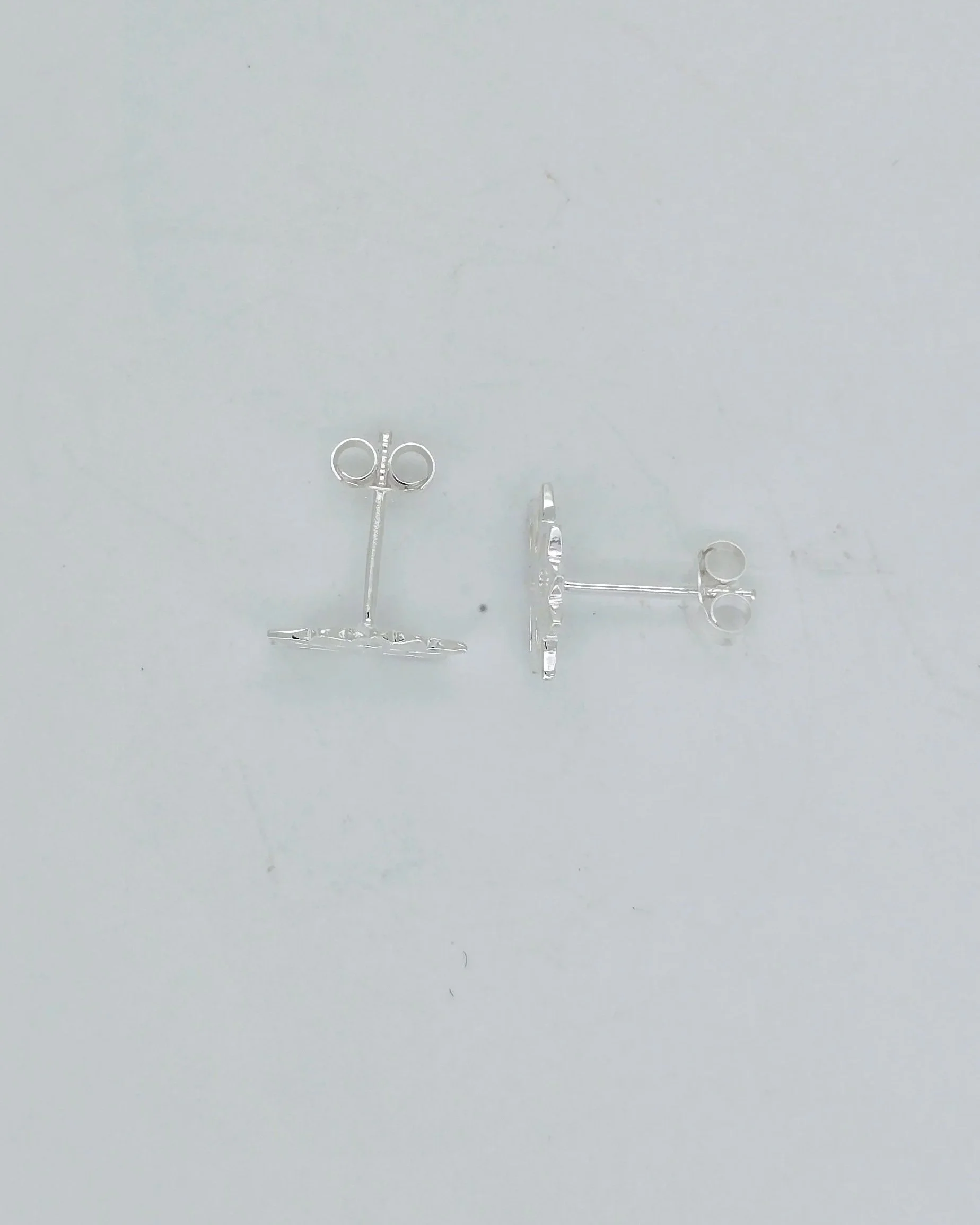 Sterling Silver Lotus Studs