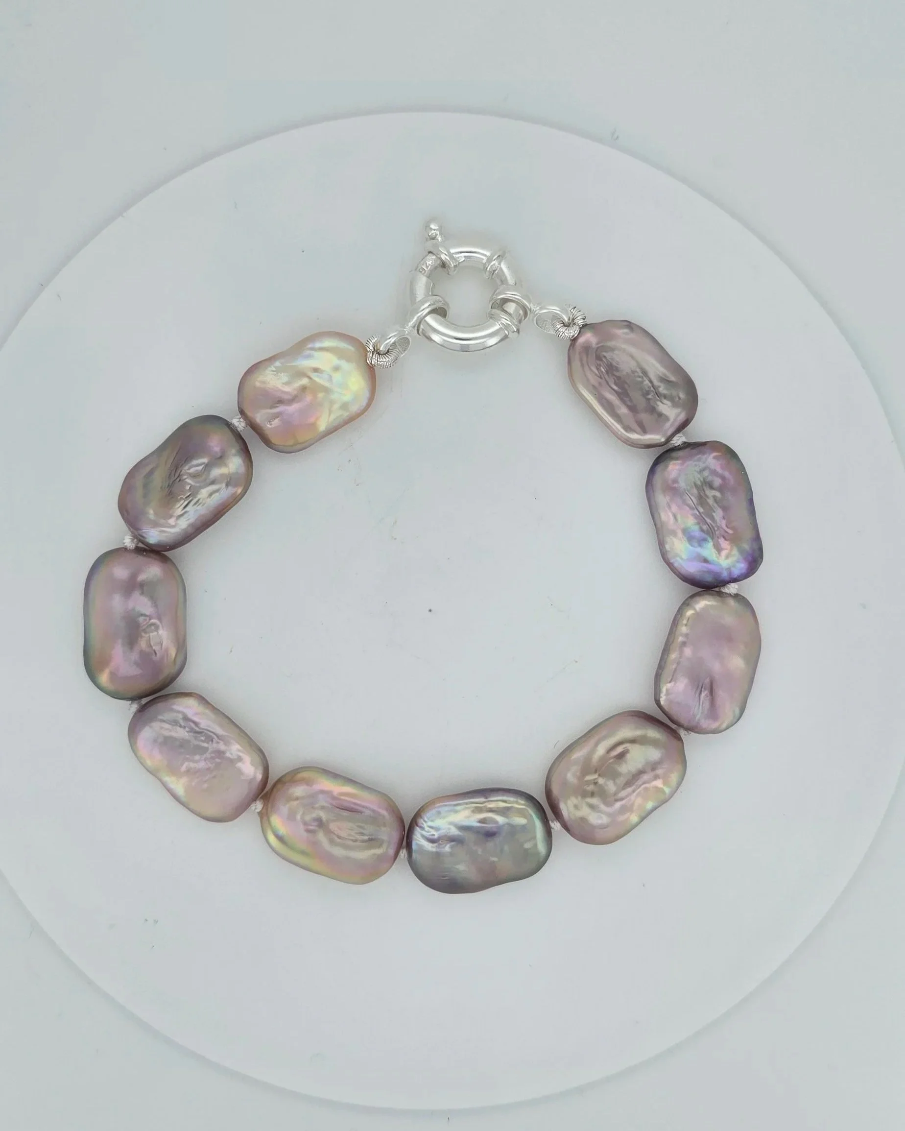 Square Freshwater Pearl Bracelet