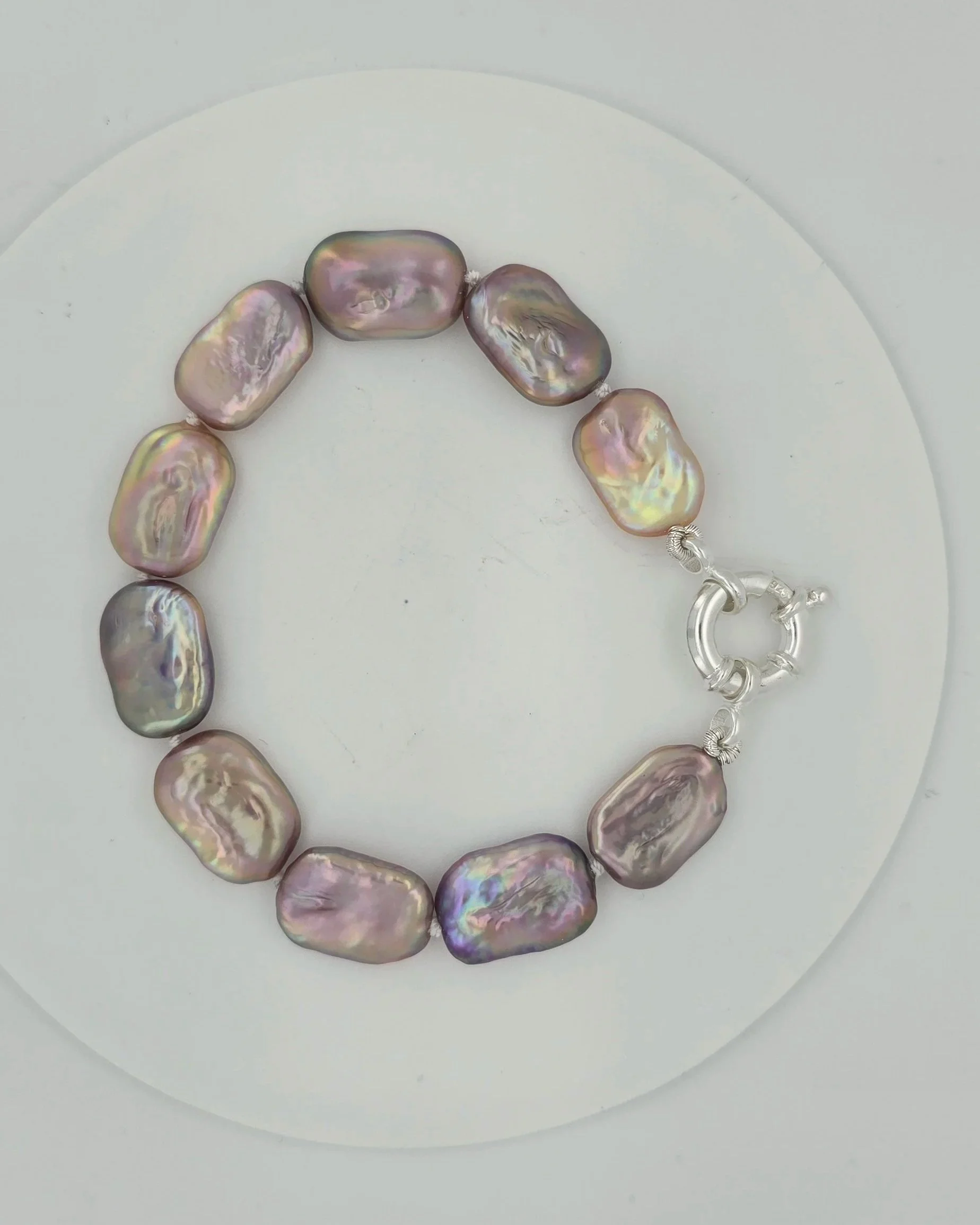 Square Freshwater Pearl Bracelet