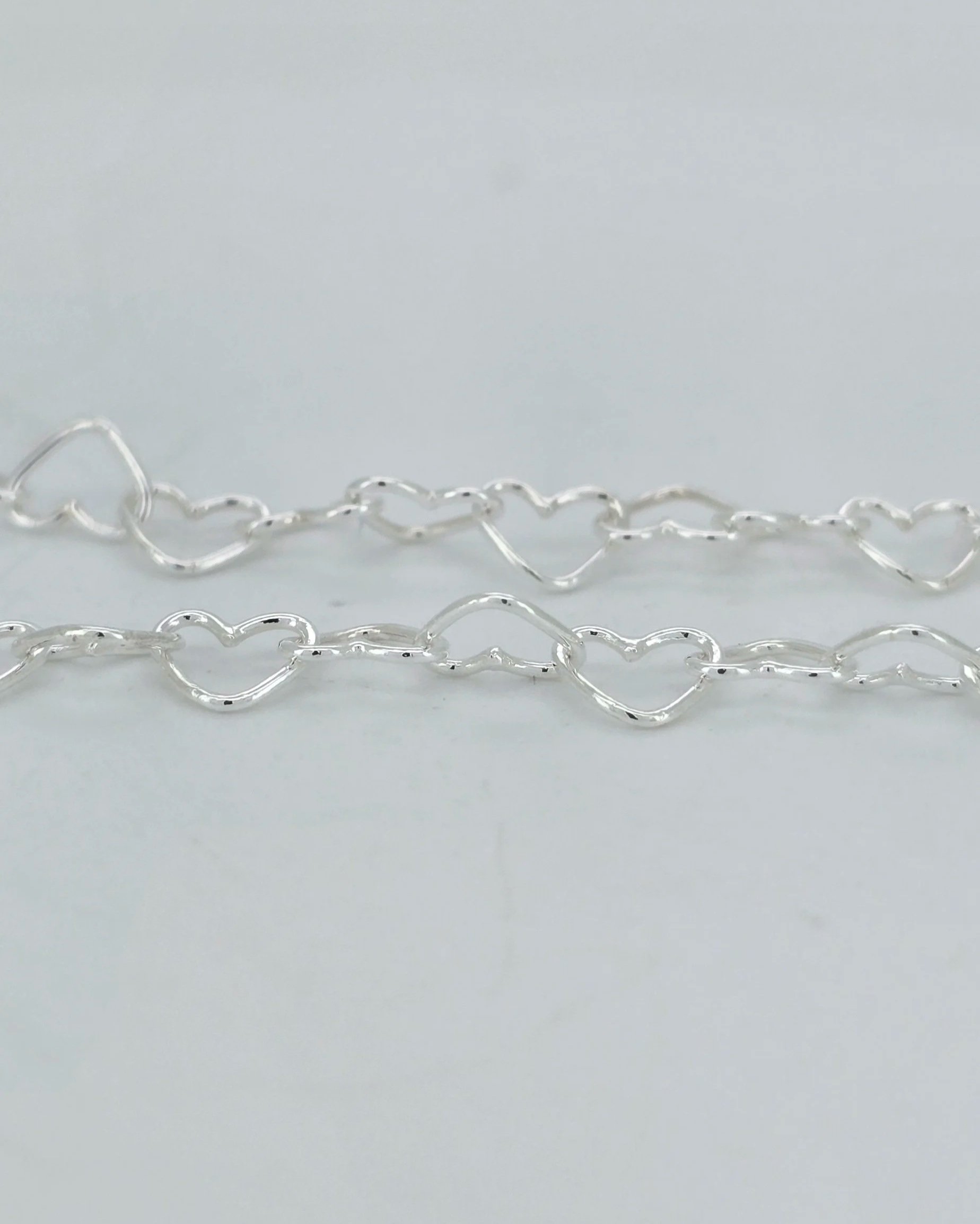 Sterling Silver Heart Bracelet